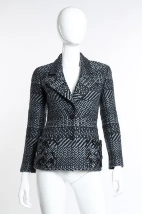 2000 F/W Knit Wool Jacket