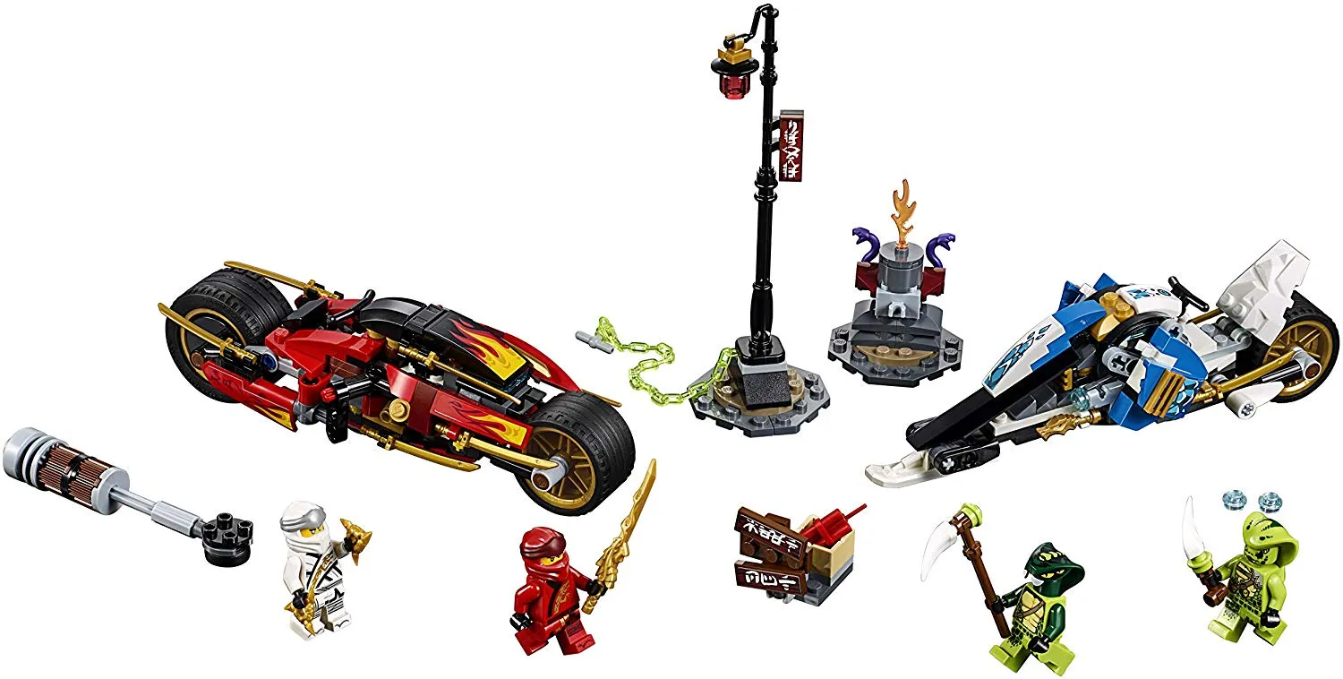 70667 LEGO Ninjago Kai's Blade Cycle & Zane's Snowmobile