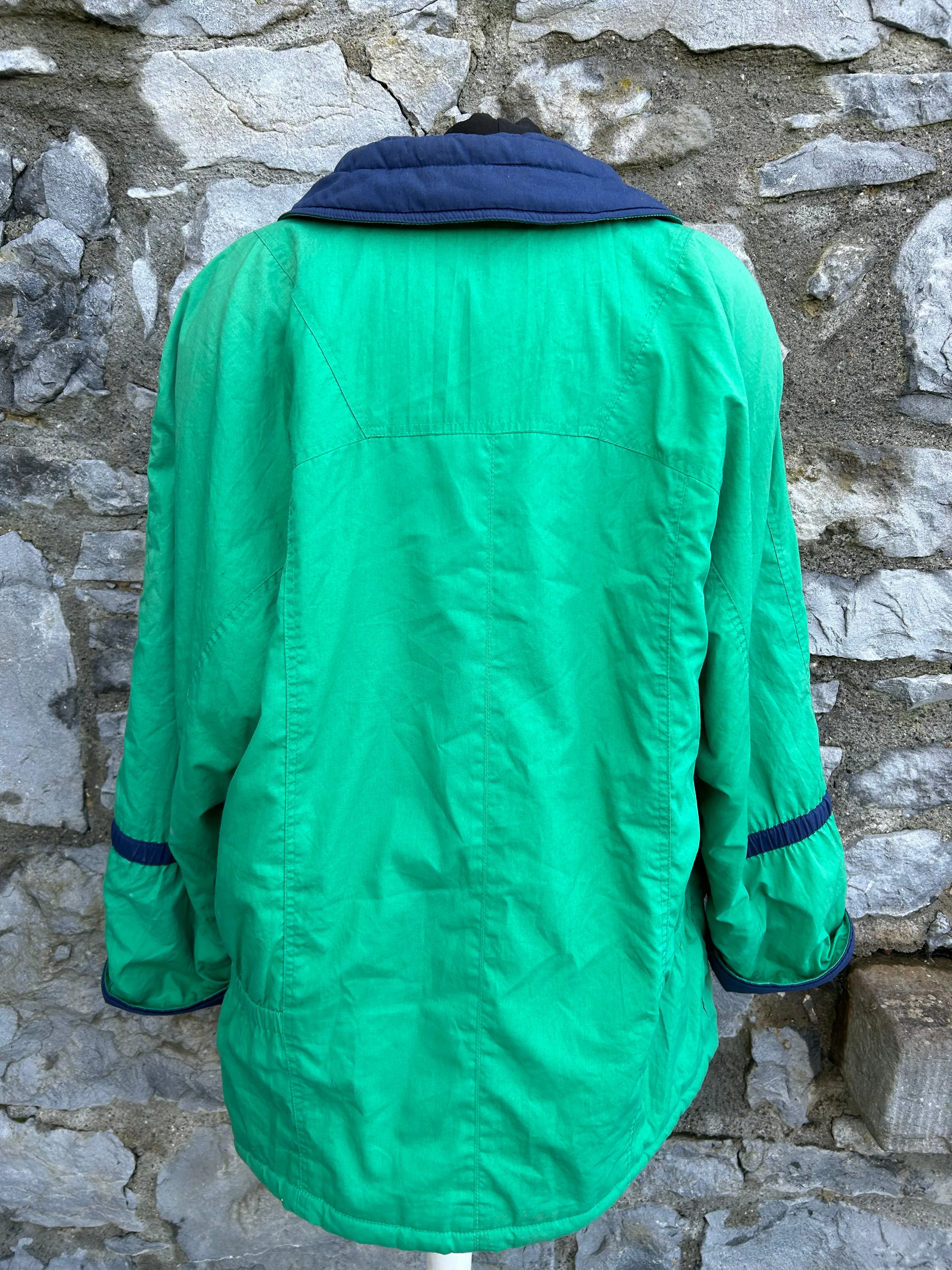 80s green jacket uk 12