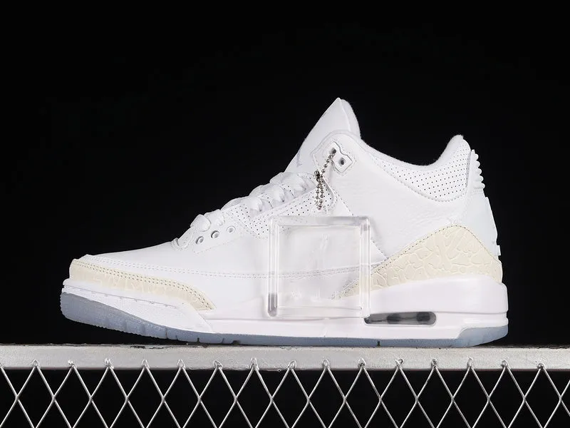 AIR JORDAN 3 RETRO PURE MONEY WHITE/WHITE-WHITE