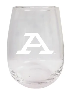 Akron Zips NCAA 15 oz Laser-Engraved Stemless Wine Glass - Perfect for Alumni & Fans