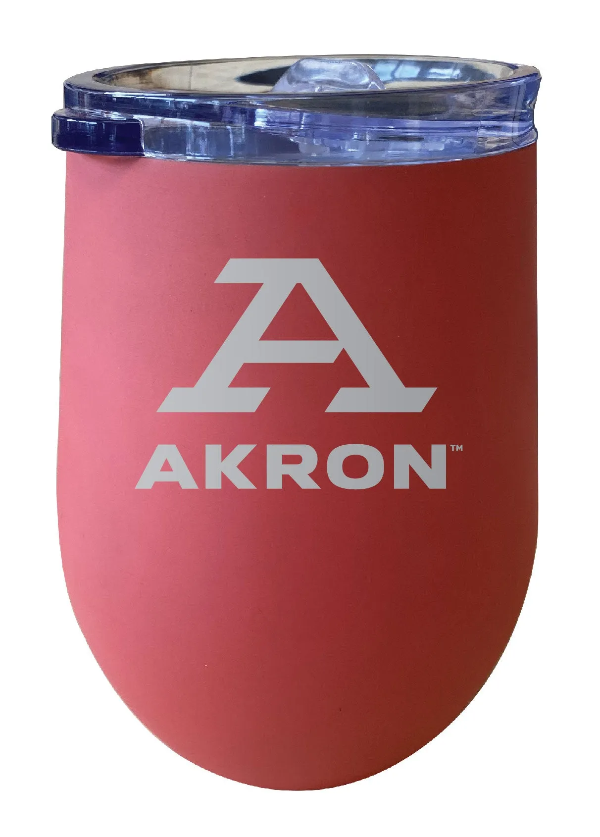 Akron Zips NCAA Laser-Etched Wine Tumbler - 12oz  Stainless Steel Insulated Cup