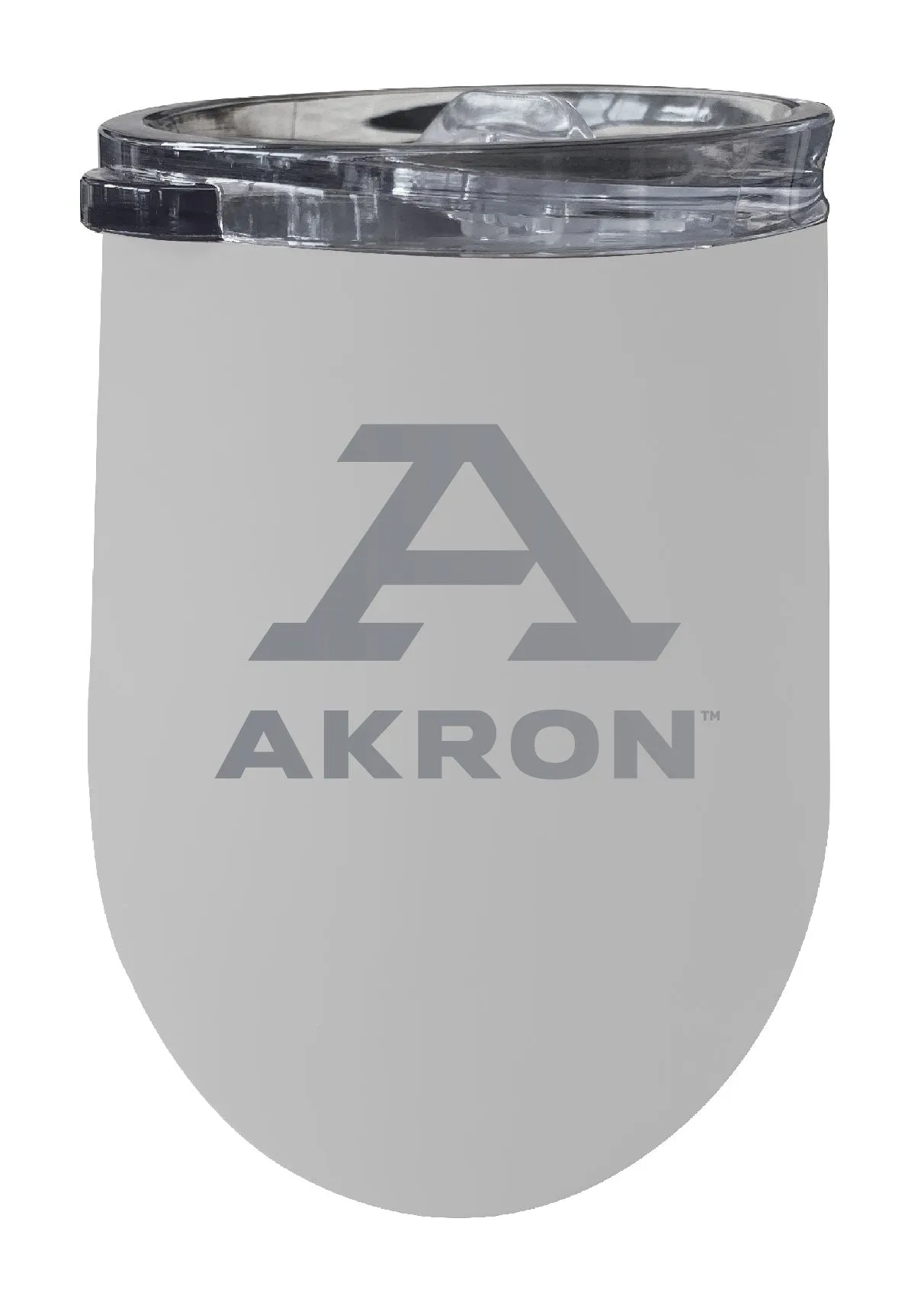 Akron Zips NCAA Laser-Etched Wine Tumbler - 12oz  Stainless Steel Insulated Cup