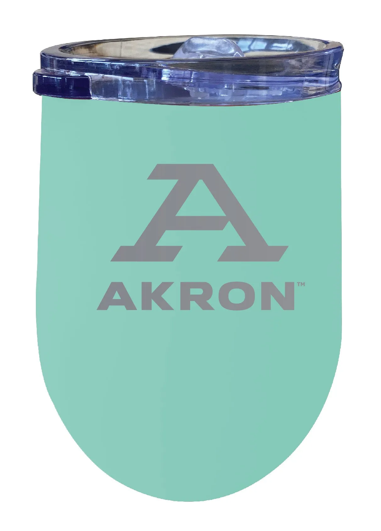 Akron Zips NCAA Laser-Etched Wine Tumbler - 12oz  Stainless Steel Insulated Cup