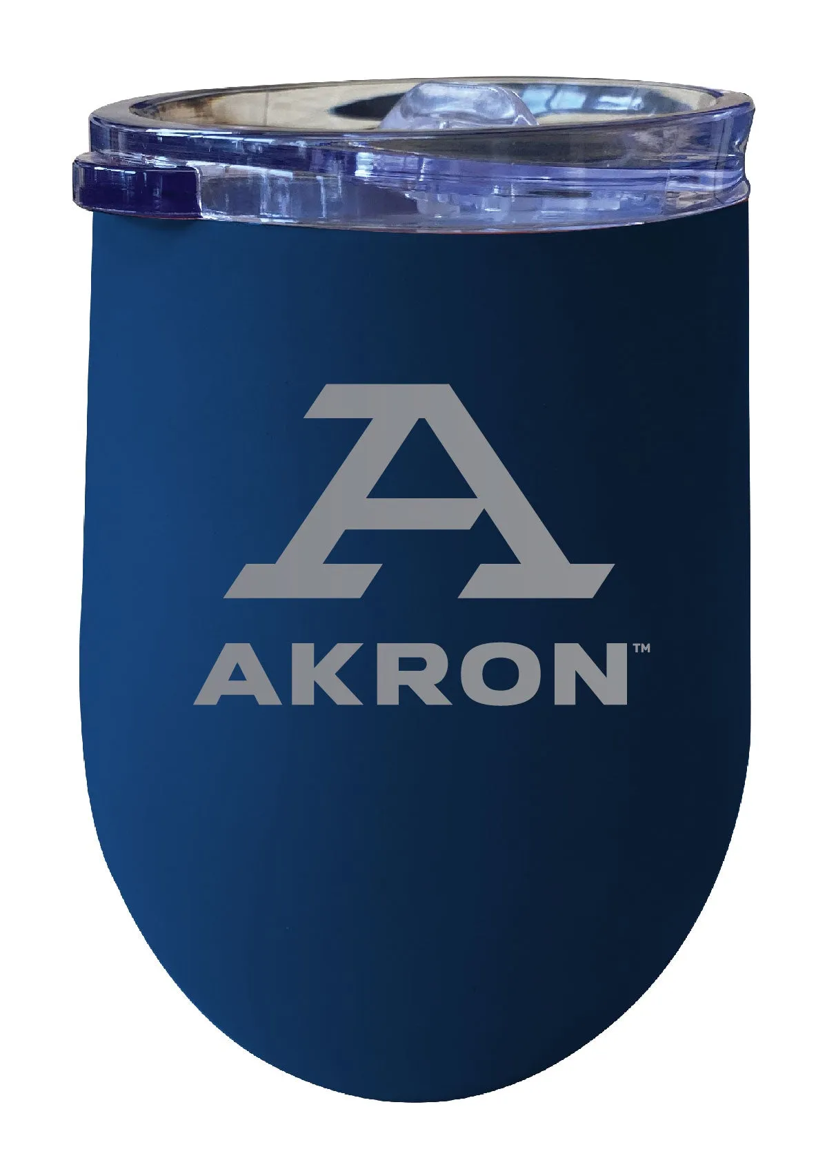 Akron Zips NCAA Laser-Etched Wine Tumbler - 12oz  Stainless Steel Insulated Cup