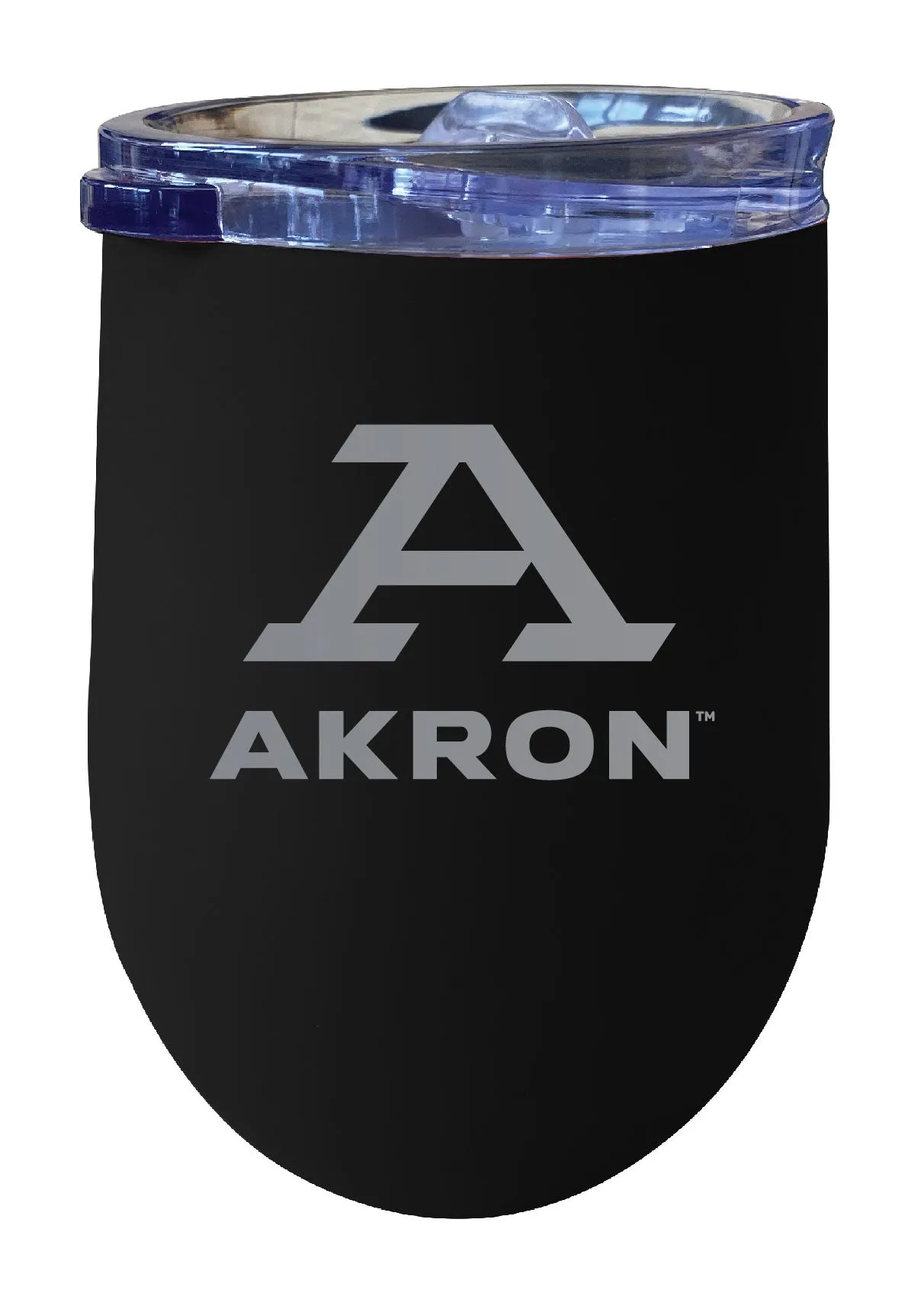 Akron Zips NCAA Laser-Etched Wine Tumbler - 12oz  Stainless Steel Insulated Cup