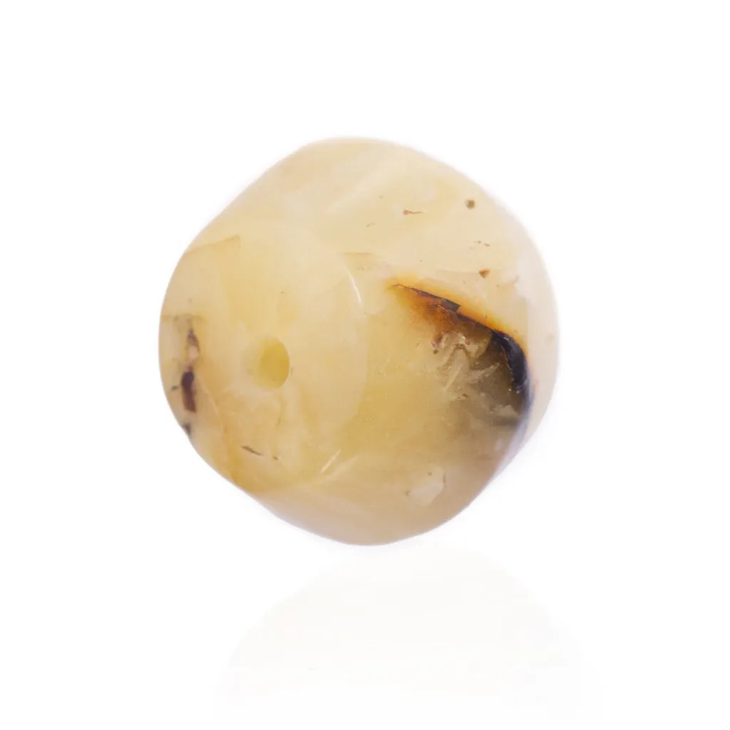 Amber Bead, Large Polished