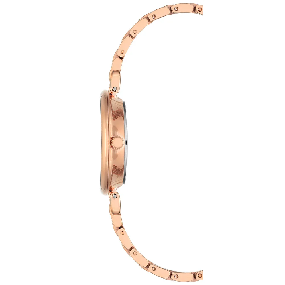 Anne Klein Rose Gold Stainless Steel Women's Watch - AK2158RGRG