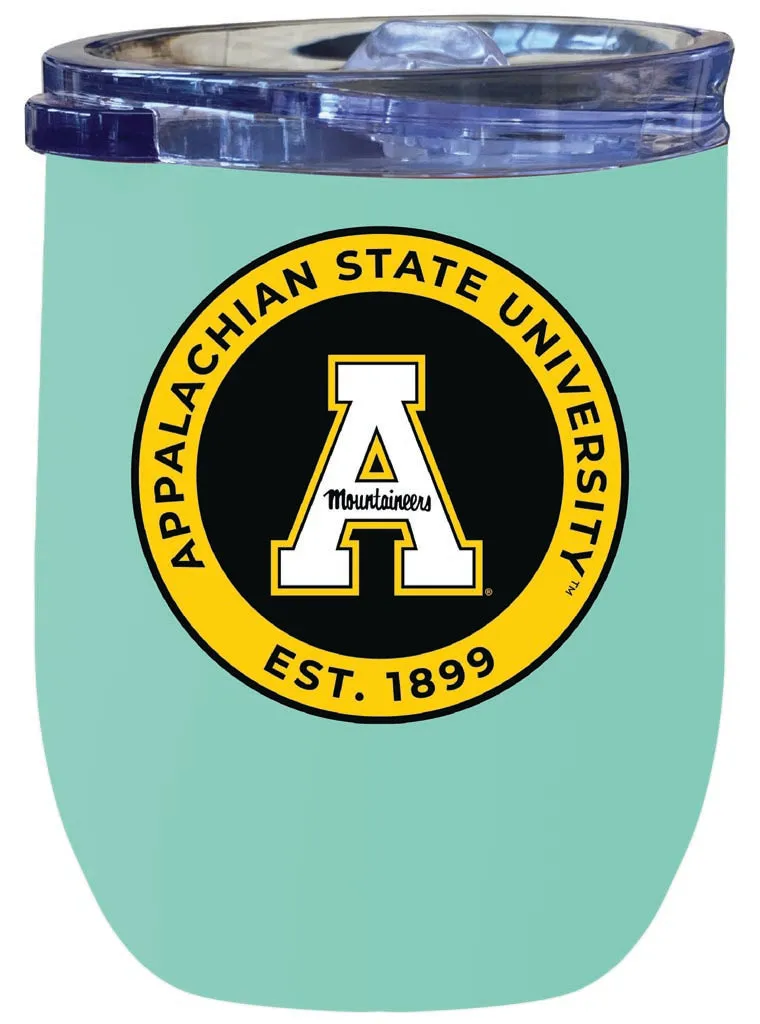 Appalachian State 12 oz Insulated Wine Stainless Steel Tumbler  Officially Licensed Collegiate Product