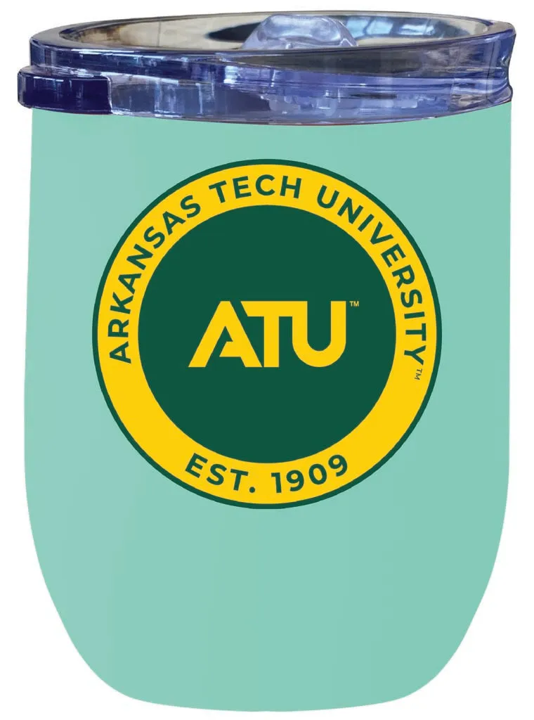 Arkansas Tech University 12 oz Insulated Wine Stainless Steel Tumbler  Officially Licensed Collegiate Product