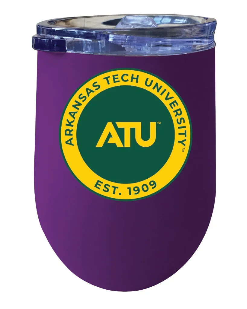 Arkansas Tech University 12 oz Insulated Wine Stainless Steel Tumbler  Officially Licensed Collegiate Product