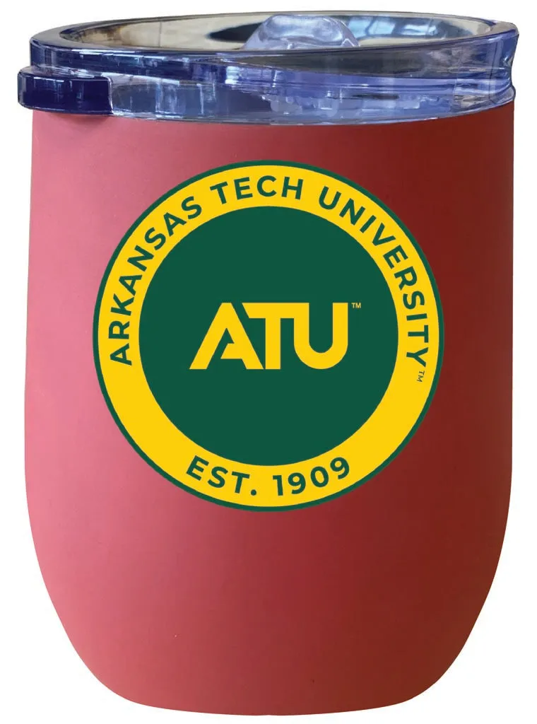 Arkansas Tech University 12 oz Insulated Wine Stainless Steel Tumbler  Officially Licensed Collegiate Product