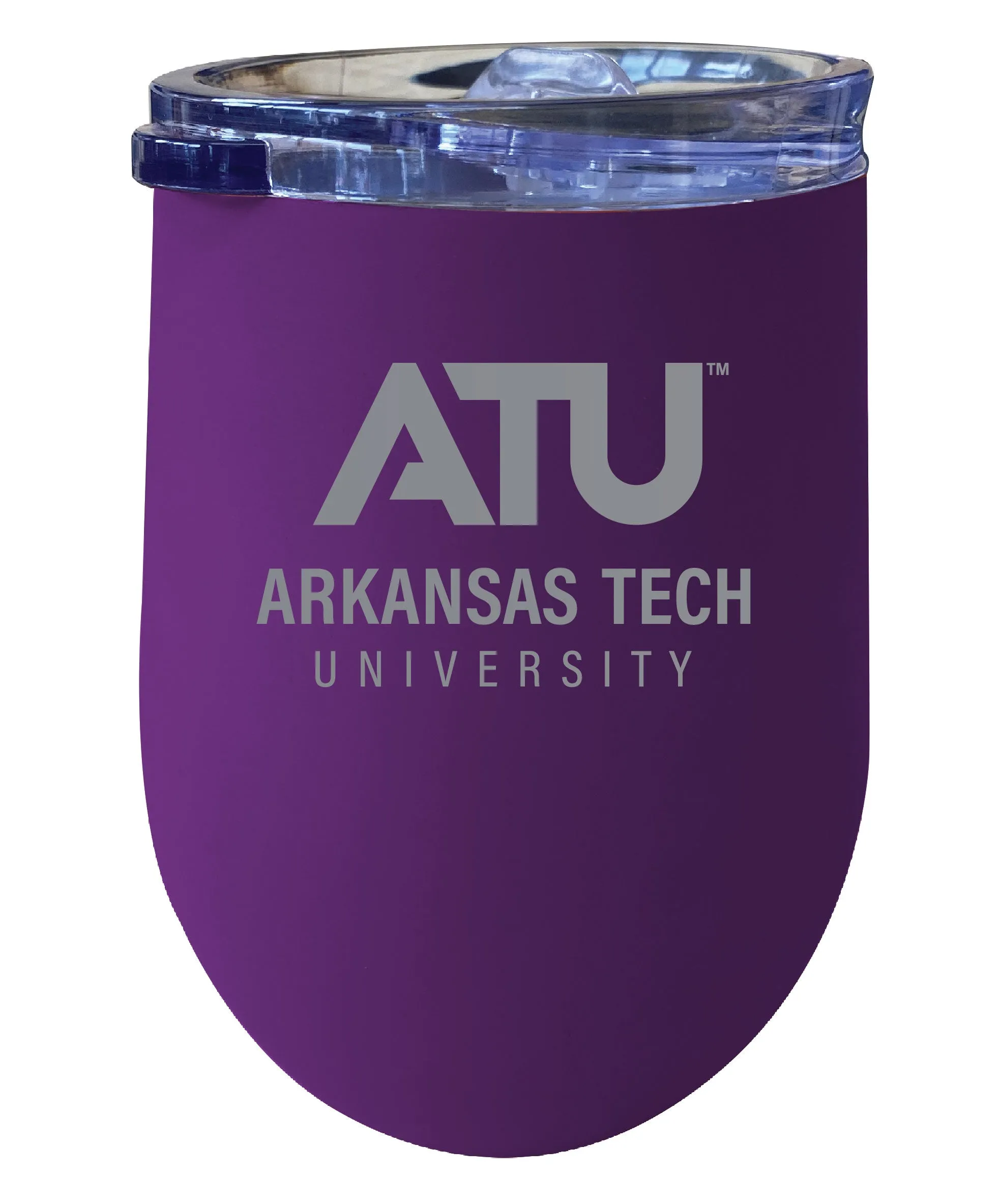 Arkansas Tech University 12oz Laser Etched Insulated Wine Stainless Steel Tumbler