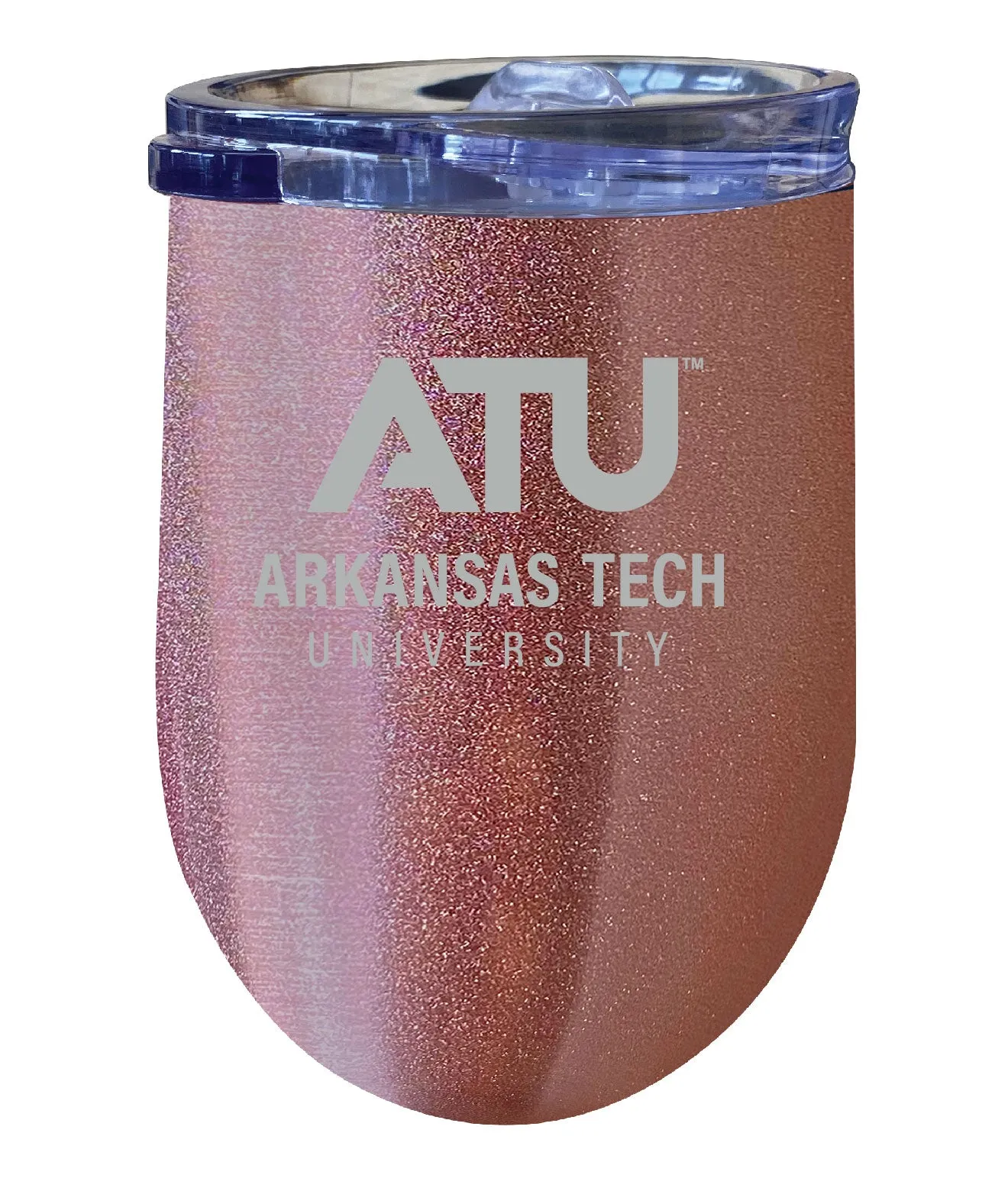 Arkansas Tech University 12oz Laser Etched Insulated Wine Stainless Steel Tumbler