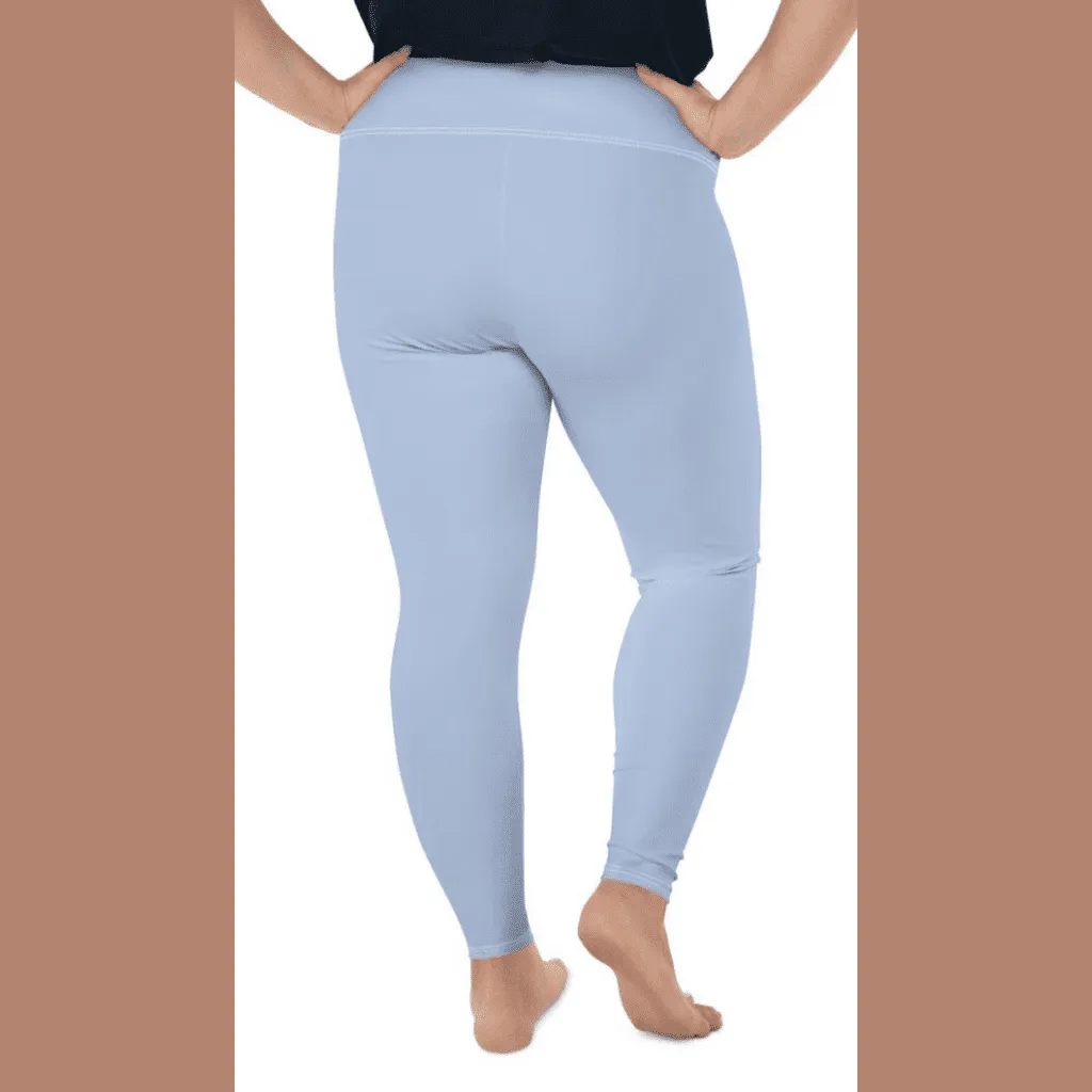 Baby Blue Plus Size Leggings