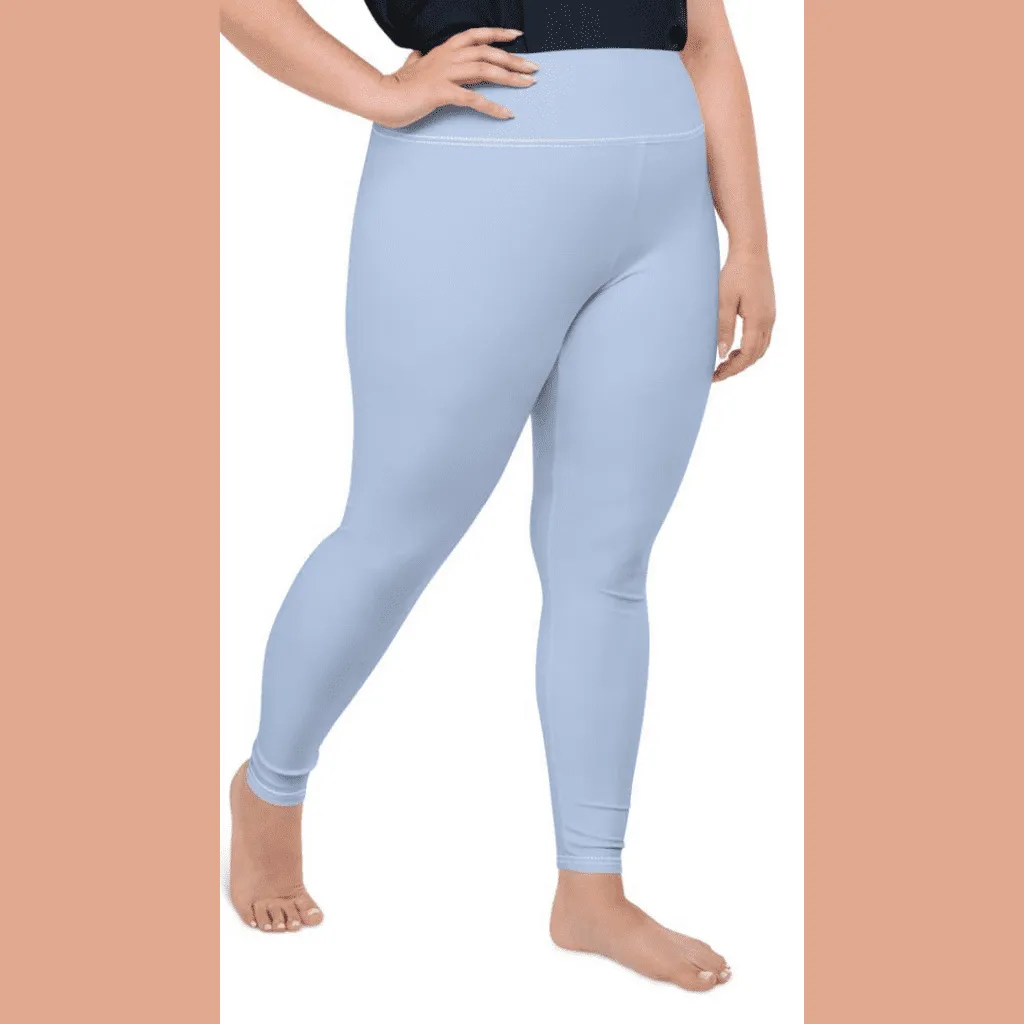 Baby Blue Plus Size Leggings