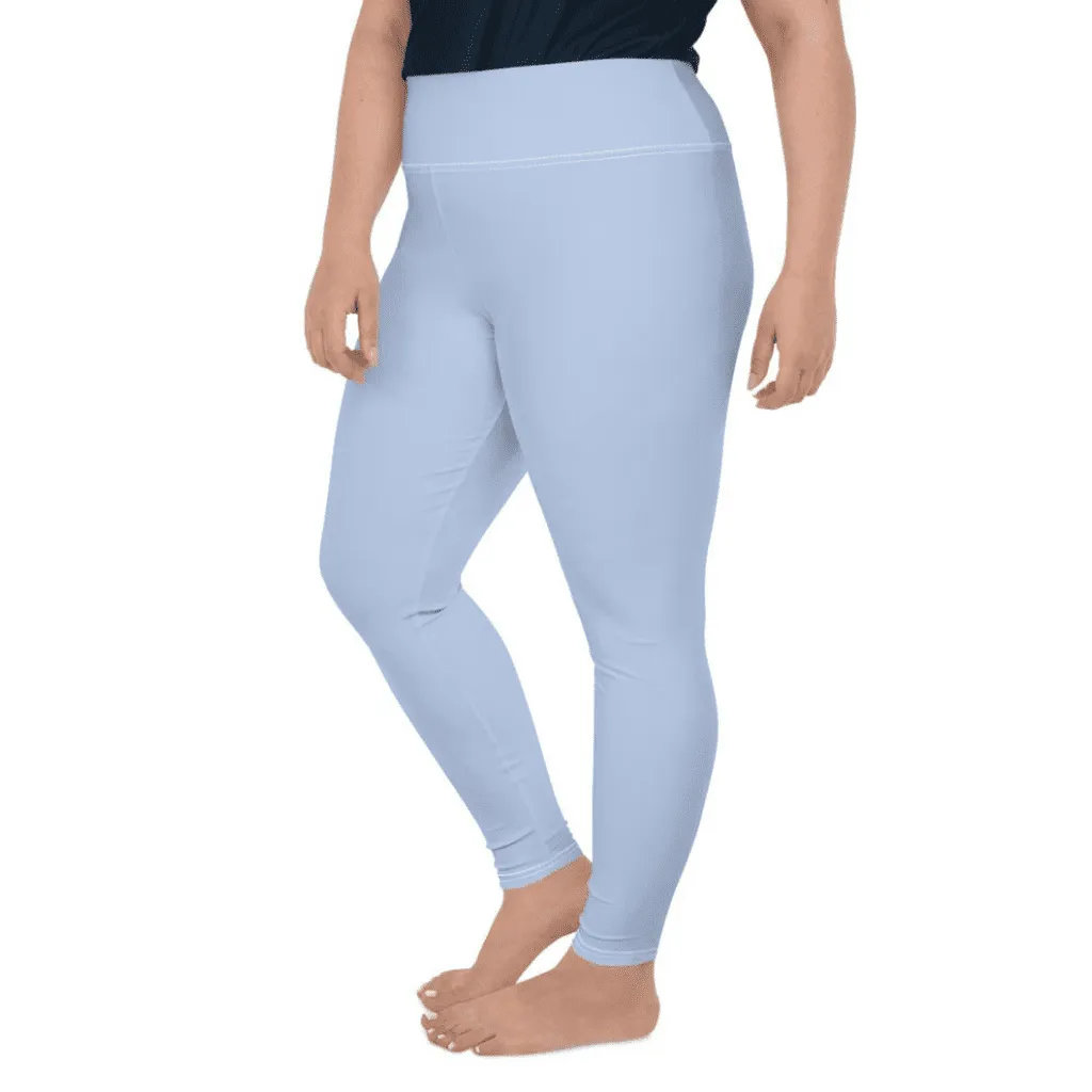 Baby Blue Plus Size Leggings