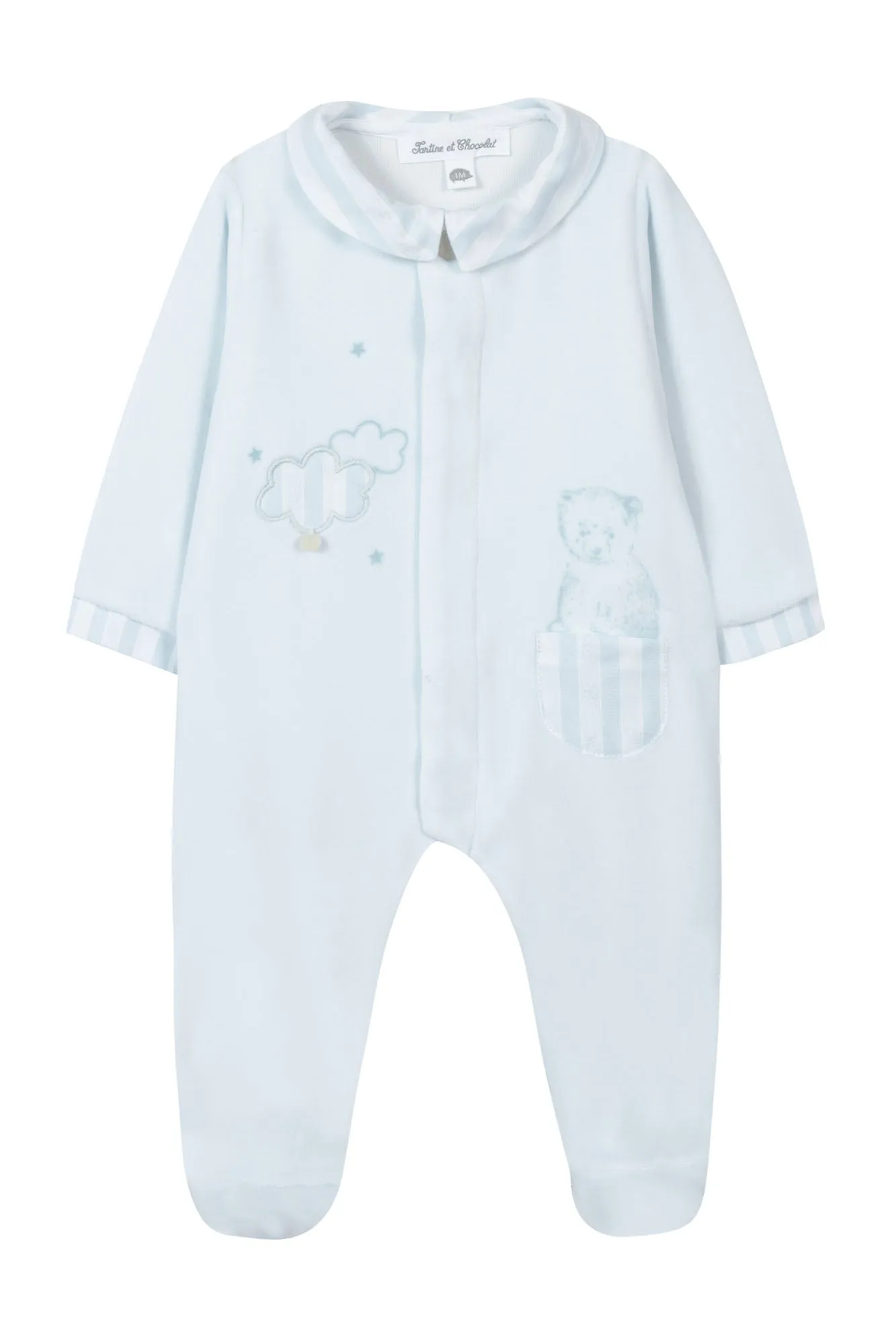 Babygrow - Sky Blue Illustration Dream