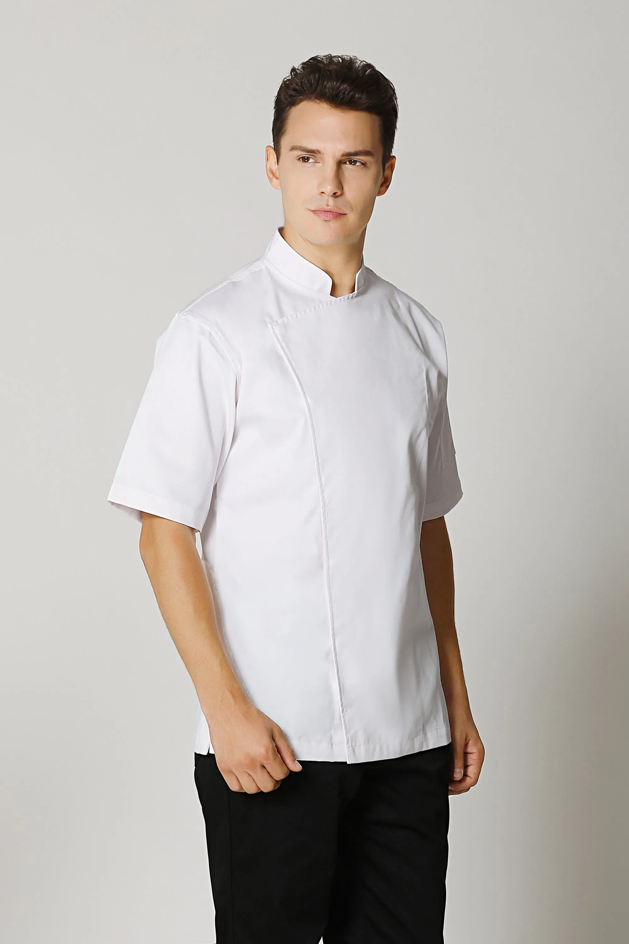 Banyan White Chef Jacket, Short Sleeve