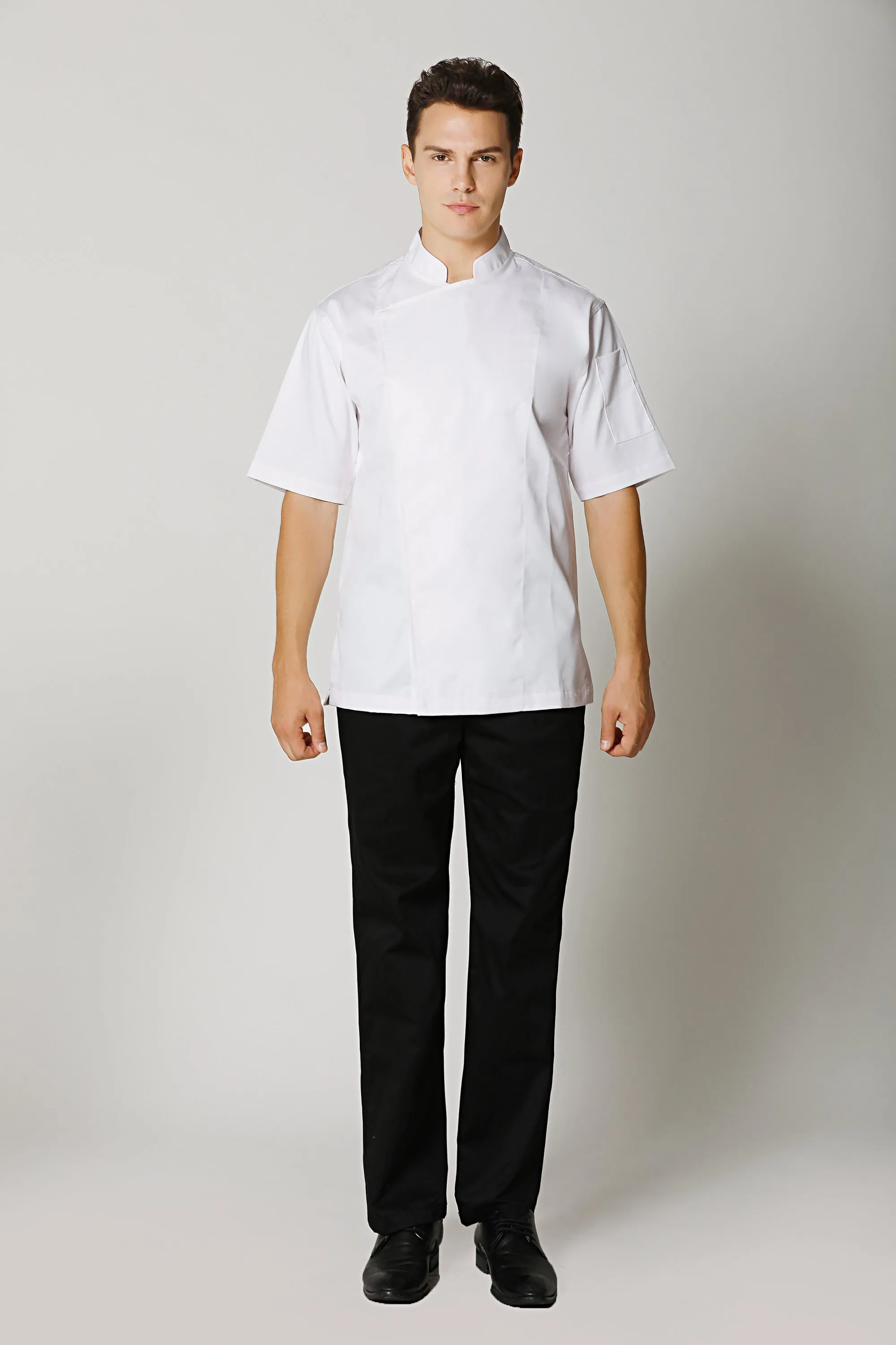 Banyan White Chef Jacket, Short Sleeve