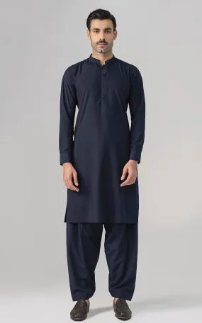 BELNDED WASH & WEAR - CLASSIC COLLECTION NAVY