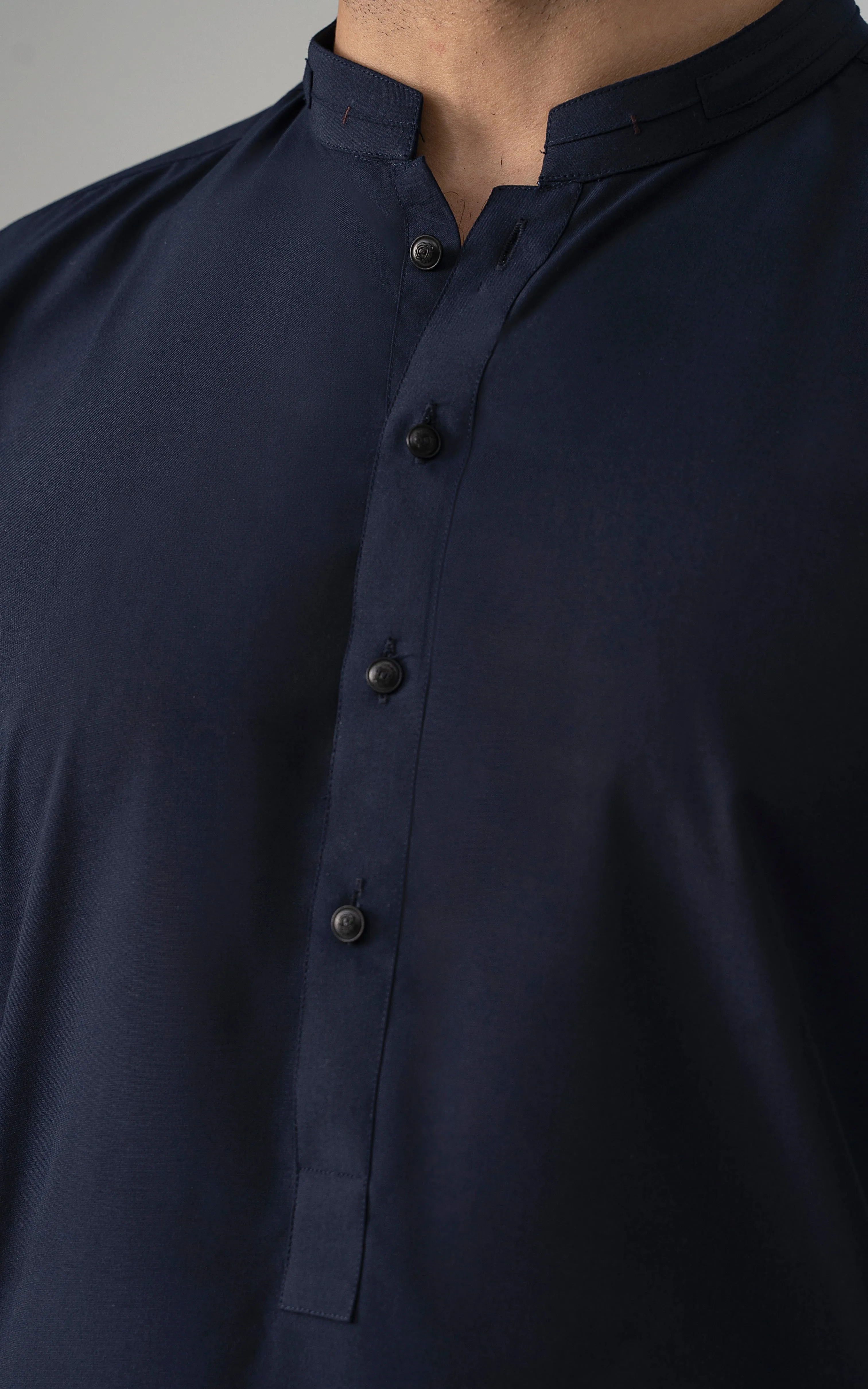 BELNDED WASH & WEAR - CLASSIC COLLECTION NAVY