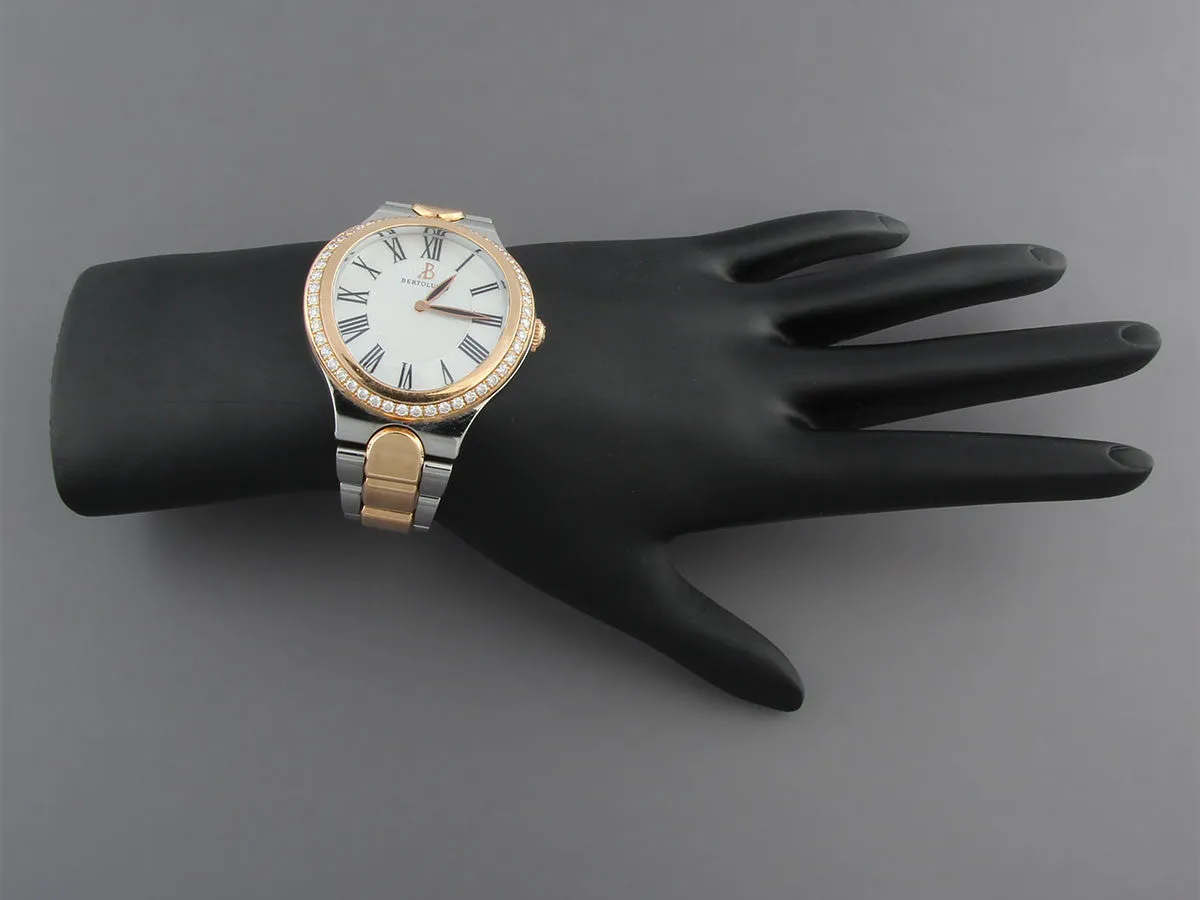 Bertolucci Two-Tone Serena Garbo Mid-Size Watch