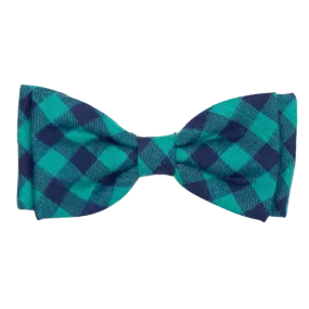 Bow Tie | Bias Buffalo Plaid Navy & Green