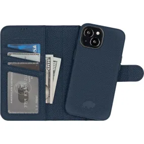 Carson iPhone 14 Plus Wallet Case, Monaco Blue