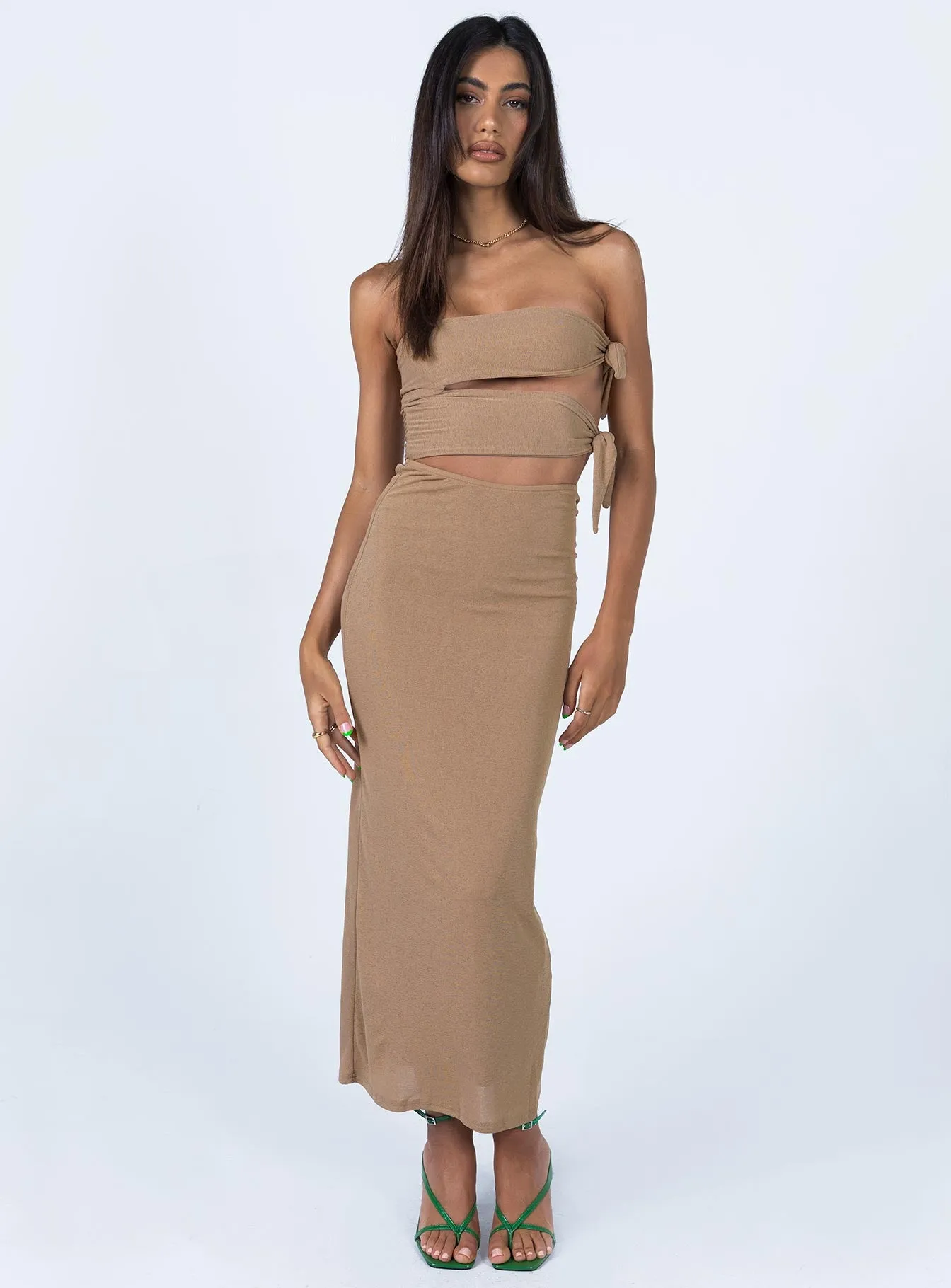 Catherine Maxi Dress Brown