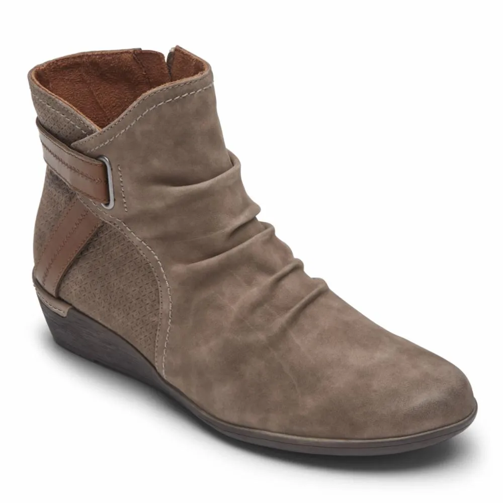 Cobb Hill DEVYN ROUCHED STONE NUBUCK