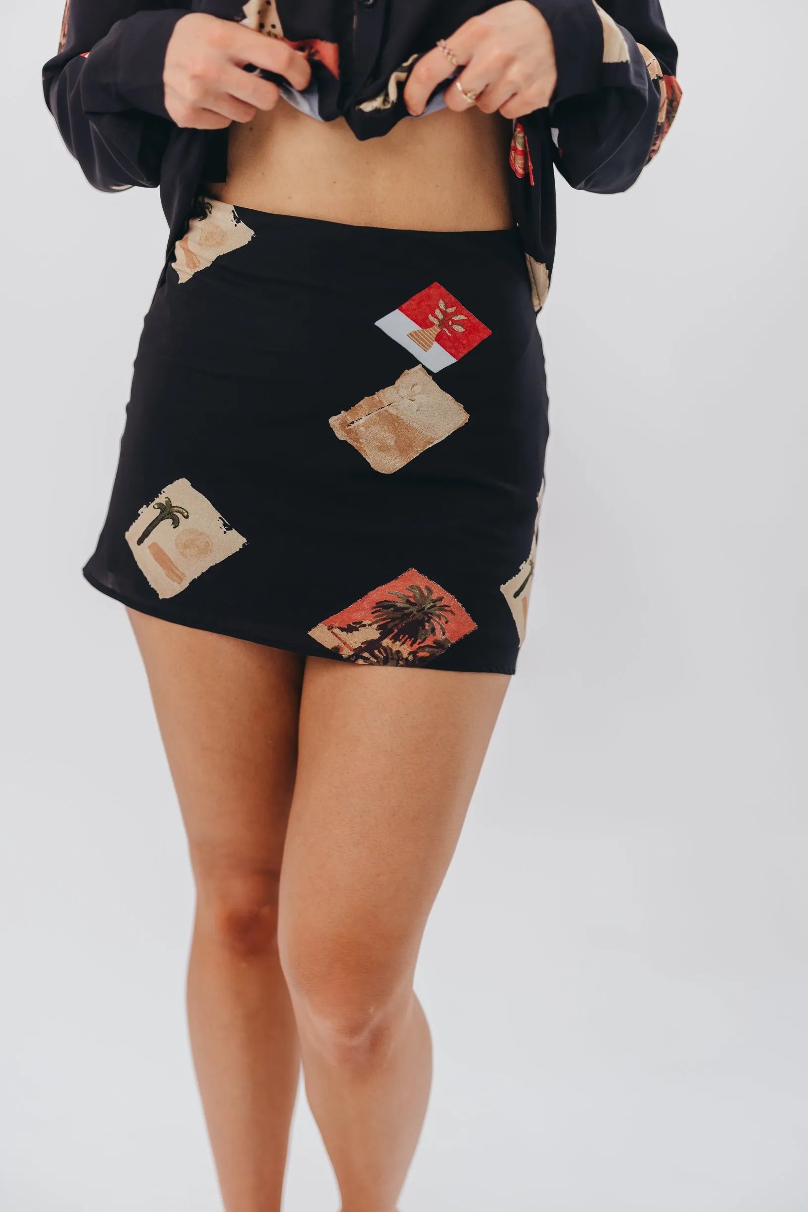 Cozumel Mini Skirt in Black