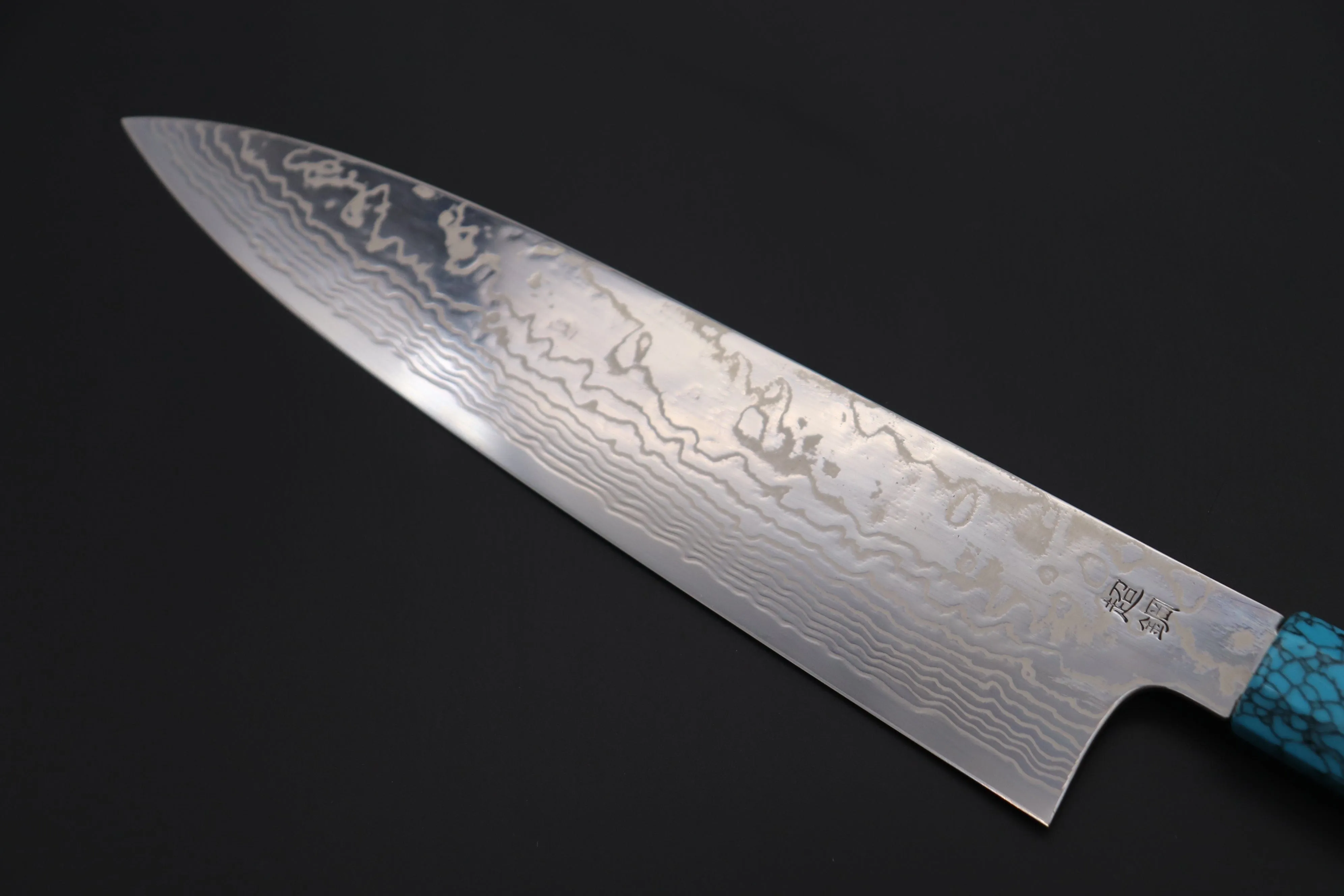 Custom Limited Edition, Sukenari ZDP-189 Nickel Damascus Wa Gyuto 240mm (9.4 inch, SCL-427)