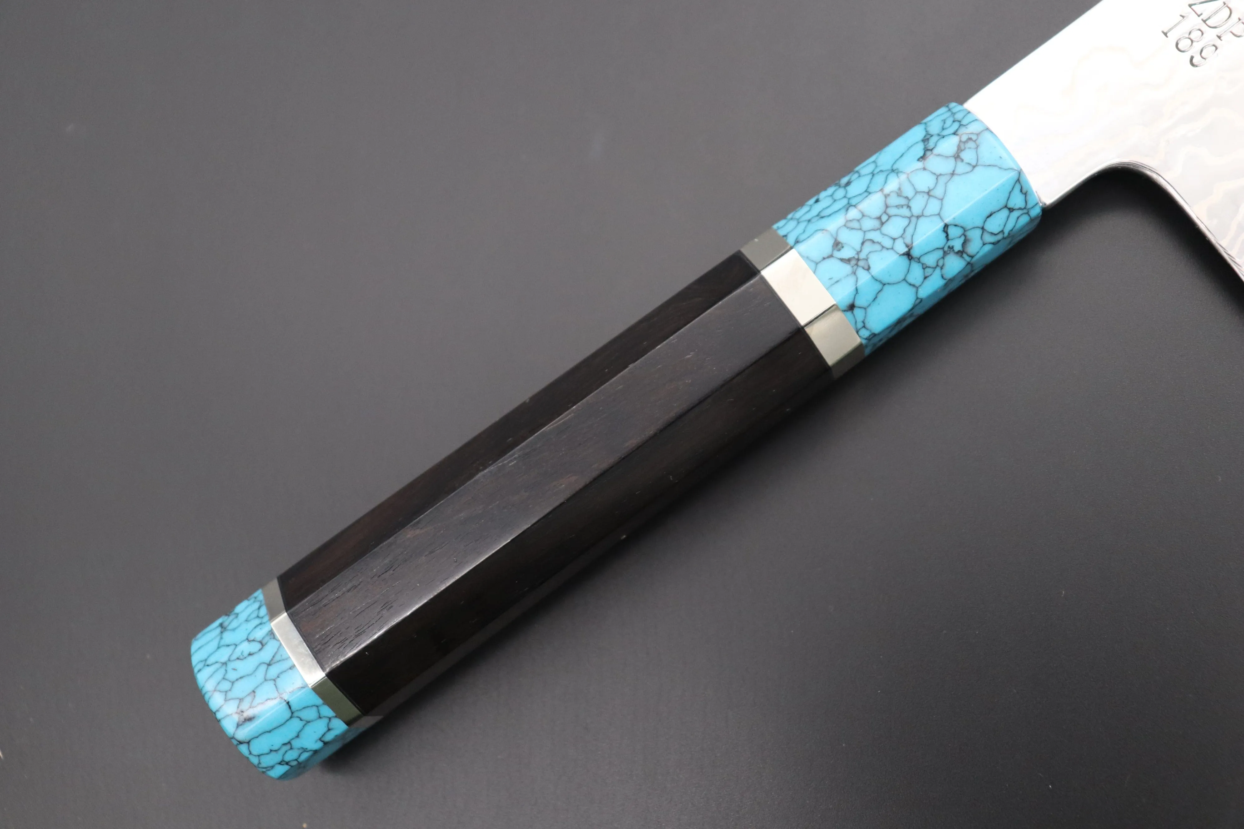 Custom Limited Edition, Sukenari ZDP-189 Nickel Damascus Wa Gyuto 270mm (10.6 inch, SCL-360)