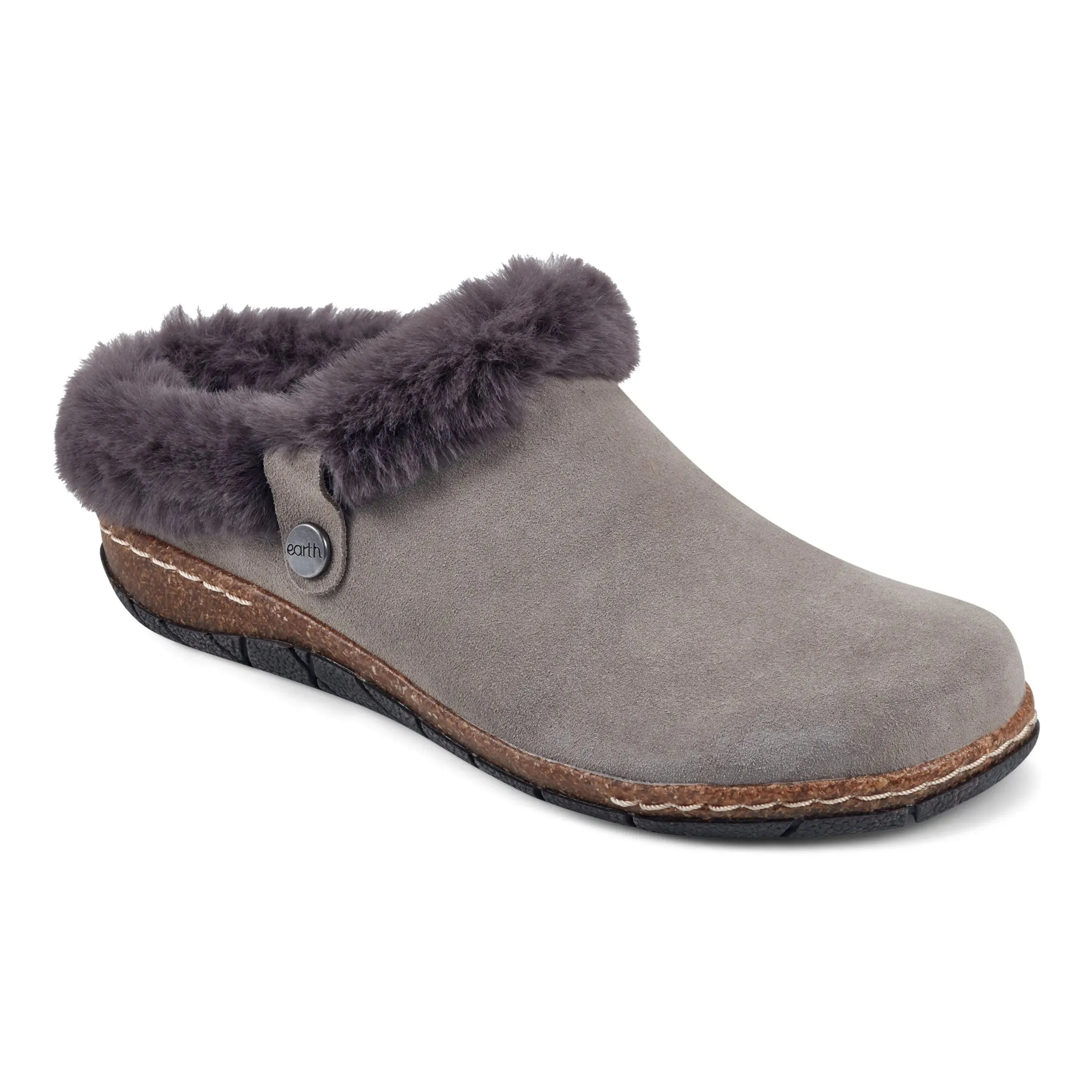 Elena Cold Weather Round Toe Casual Slip-on Clogs