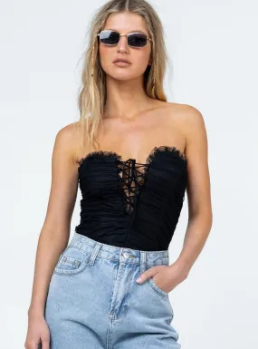 Elysia Bodysuit Black