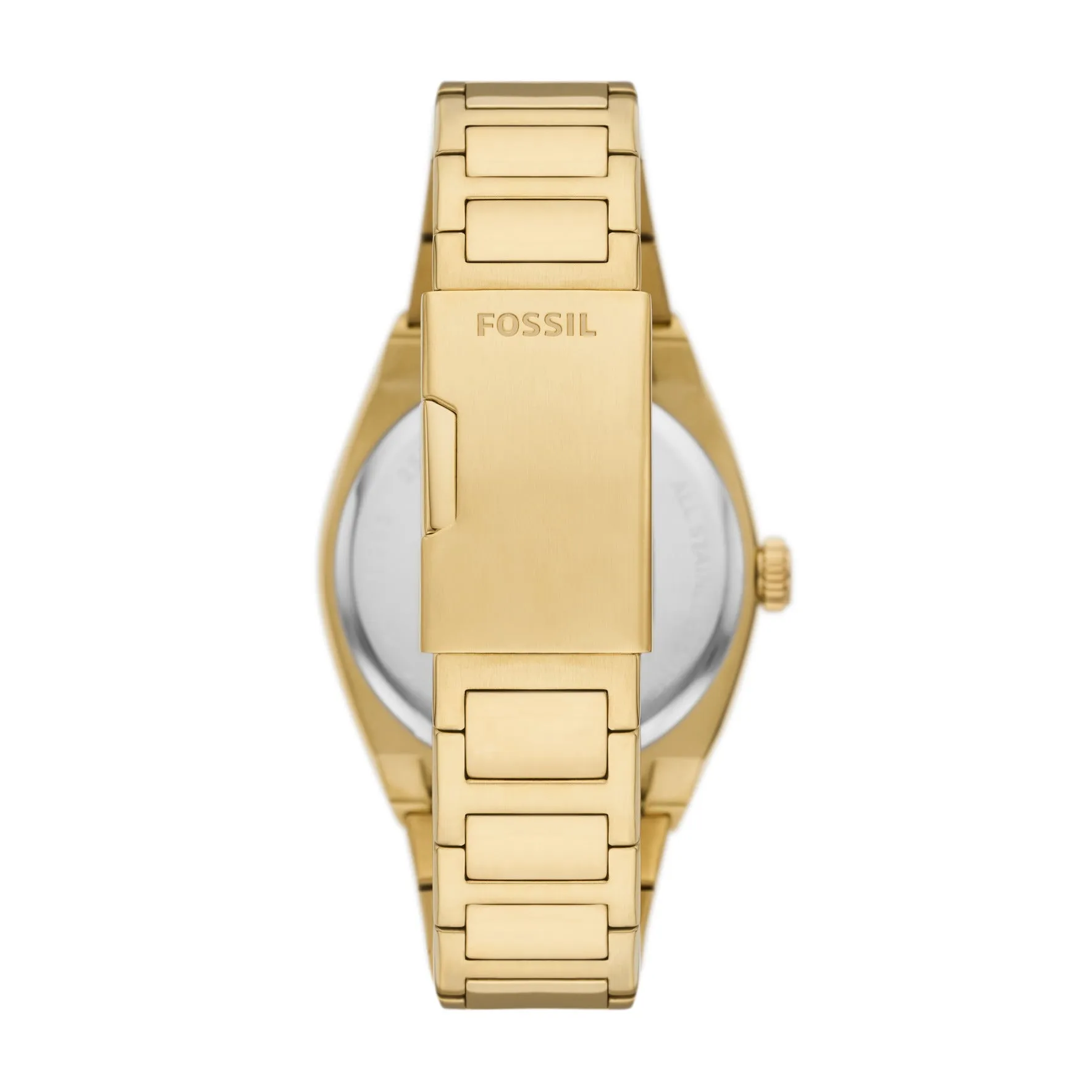 Everett Three-Hand Date Gold-Tone Stainless Steel Watch