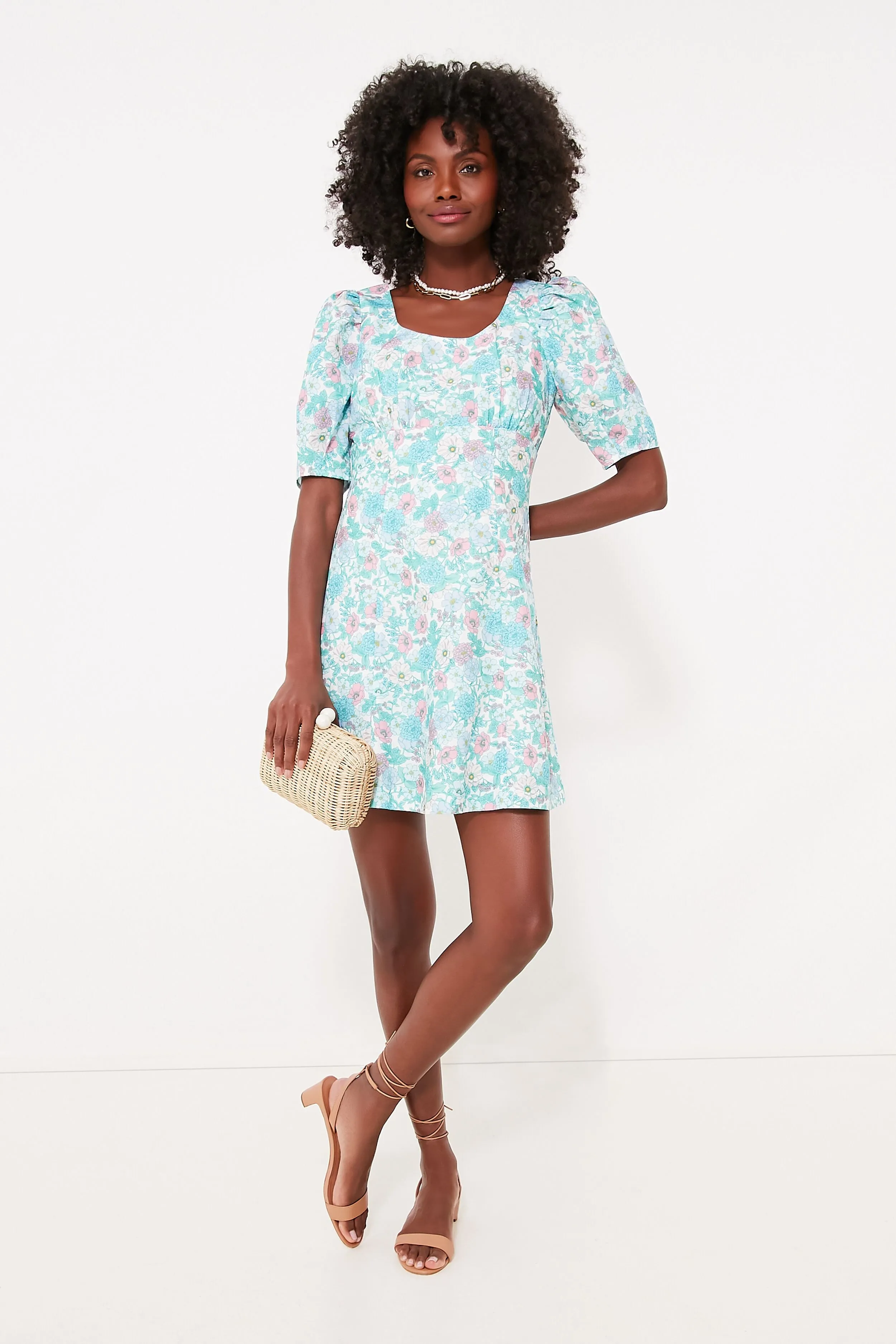 Floral Puff Sleeve Sallie Dress