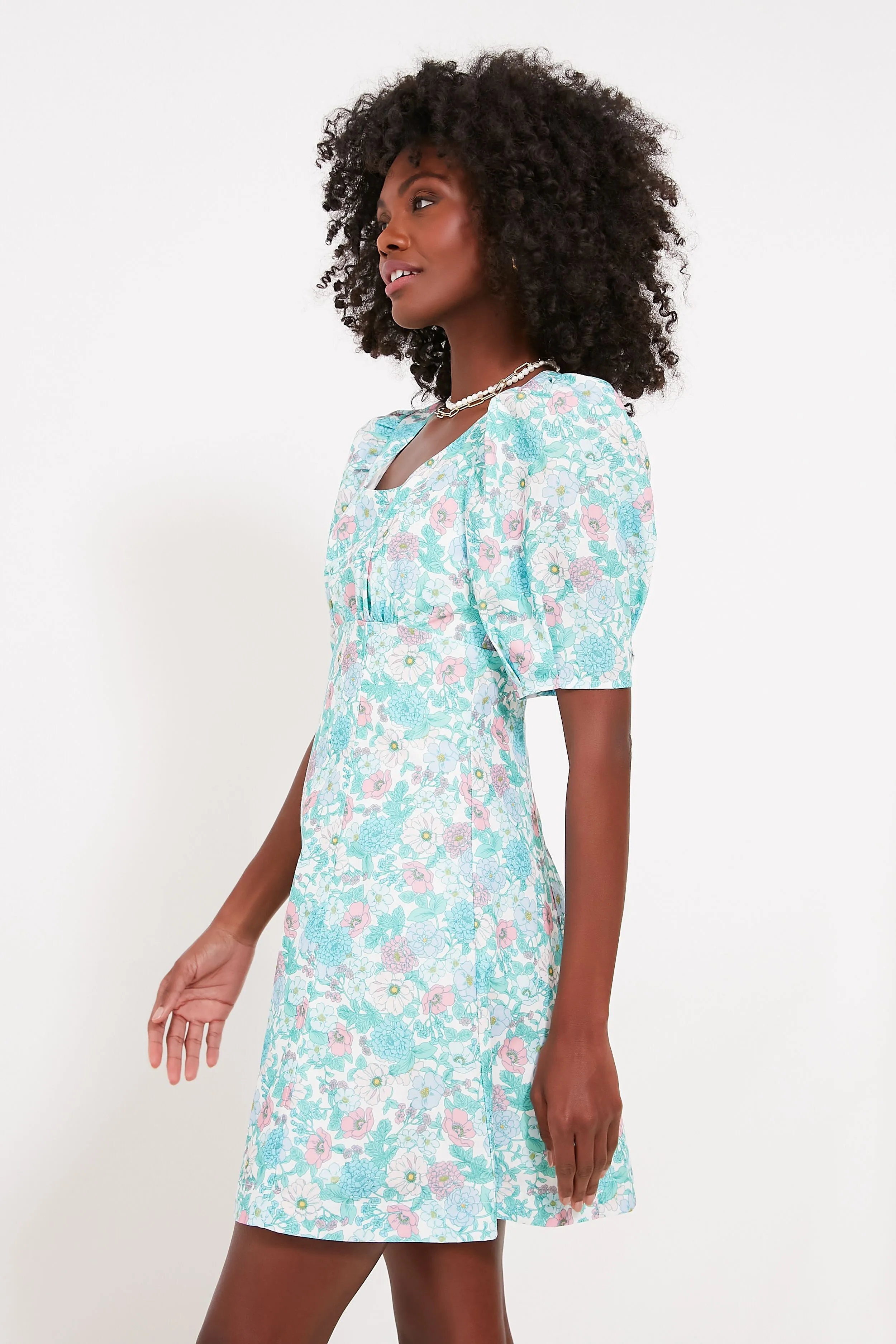 Floral Puff Sleeve Sallie Dress