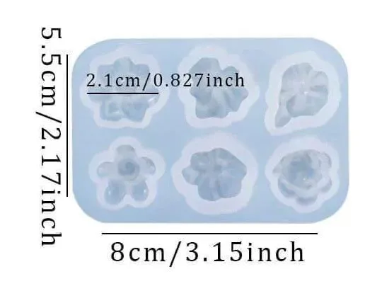 Flower 2 Silicone Mold for Resin and candle making crafts