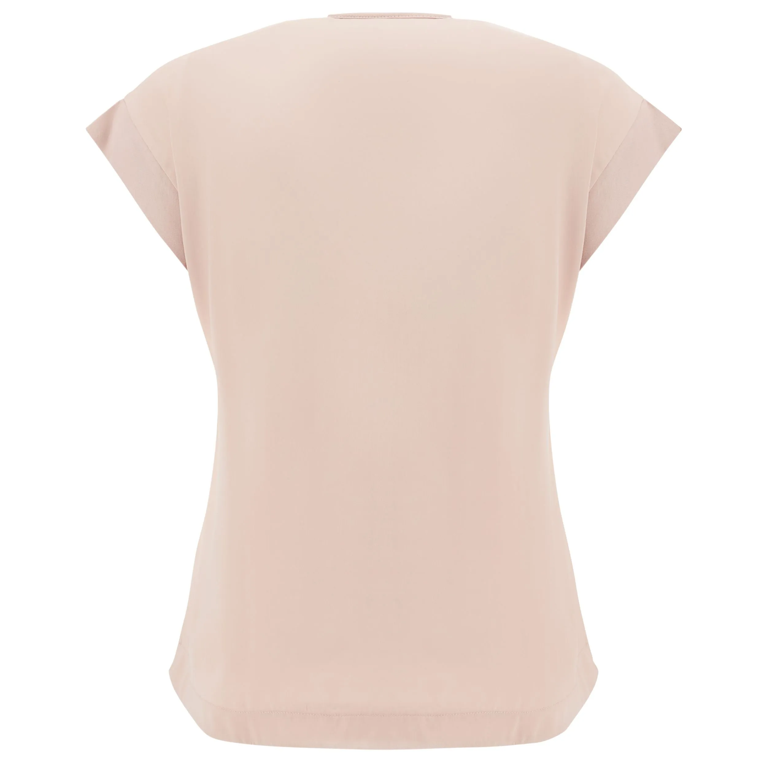 Freddy T-shirt da donna in modal e satin S3WSDT6 P62 smoke rose