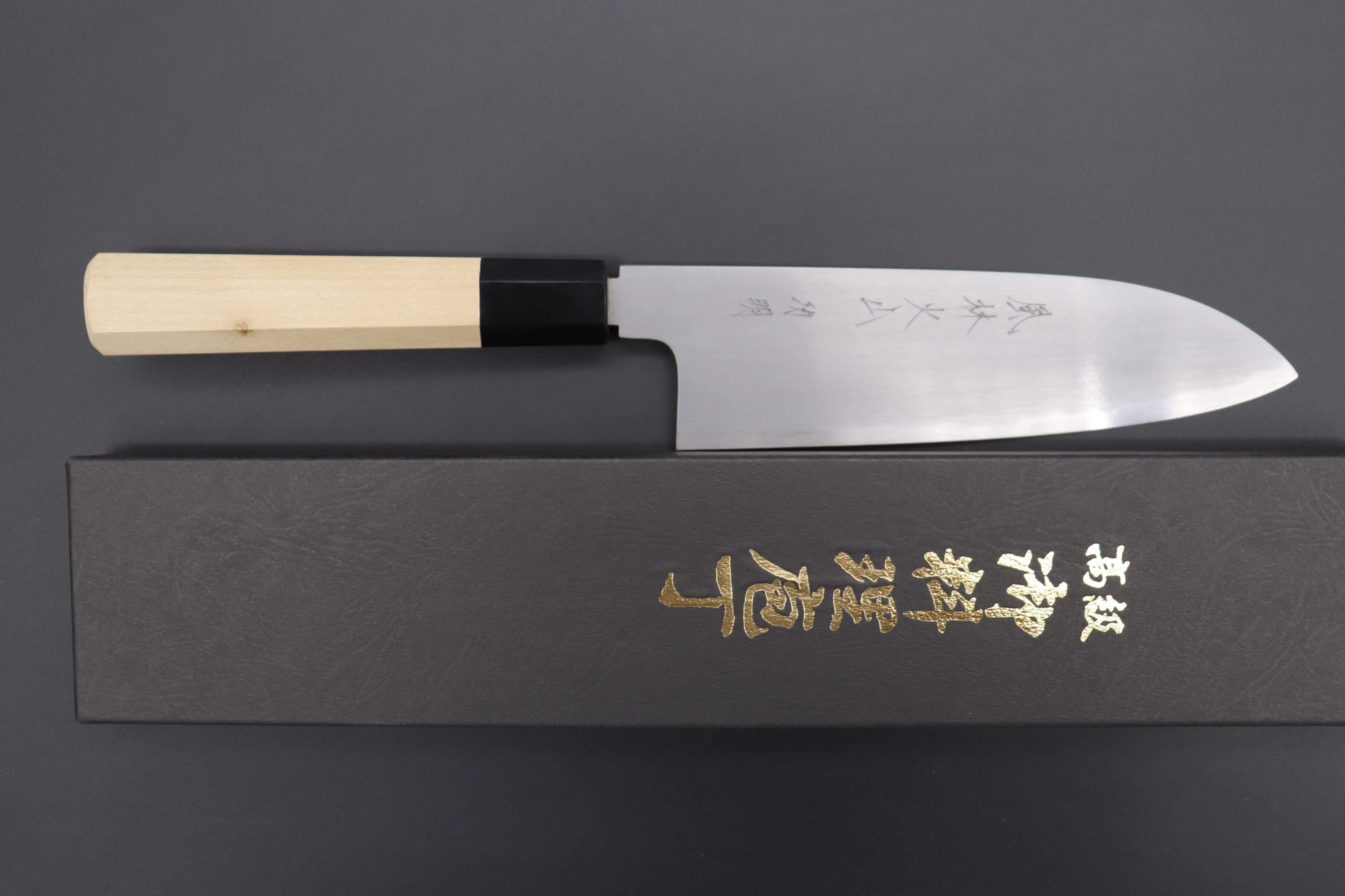 Fu-Rin-Ka-Zan White Steel No.2 Wa Series FW-2 Wa Santoku 180mm (7inch)