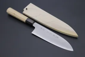 Fu-Rin-Ka-Zan White Steel No.2 Wa Series FW-2 Wa Santoku 180mm (7inch)