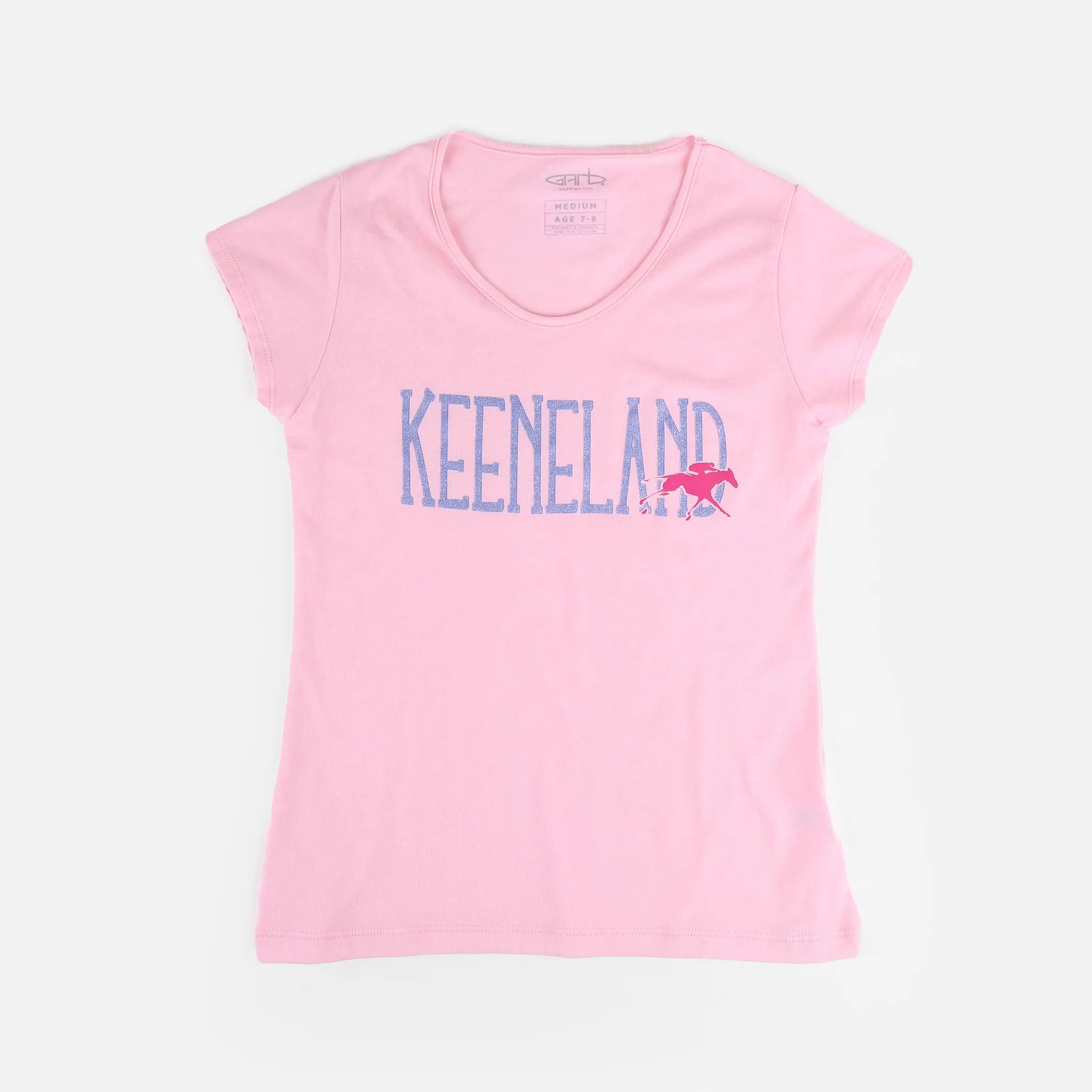 Garb Keeneland Youth Sparkle Scoop Neck Tee