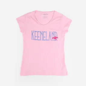 Garb Keeneland Youth Sparkle Scoop Neck Tee