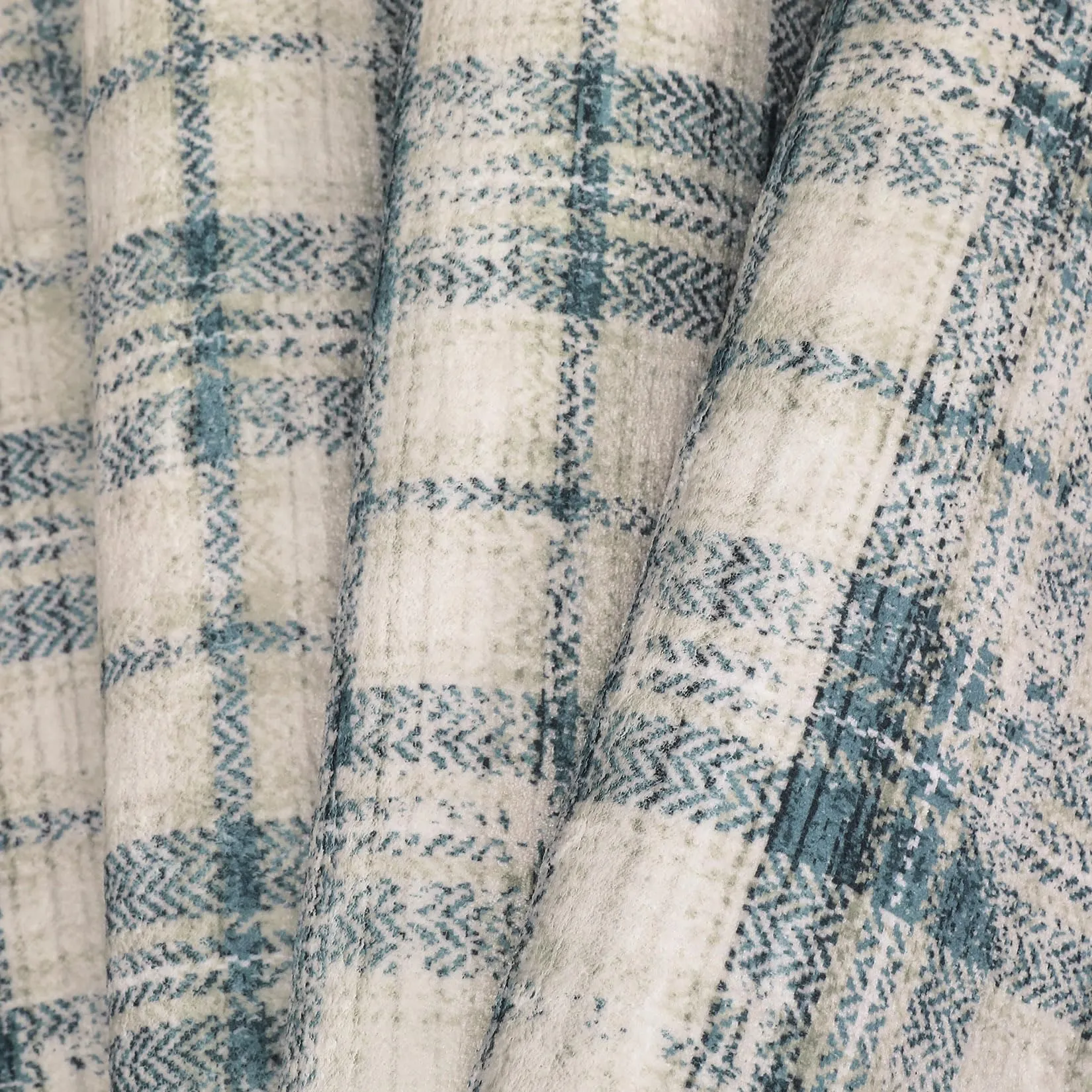 GARVEE Plaid Area Rugs 4x6 Rug for Living Room Washable Rugs Modern Rug Farmhouse Non Slip Throw Rugs Tartan Bedroom Rugs Soft Rug No Shedding Area Rugs for Entryway Office Rug Green/Beige 4'x6'