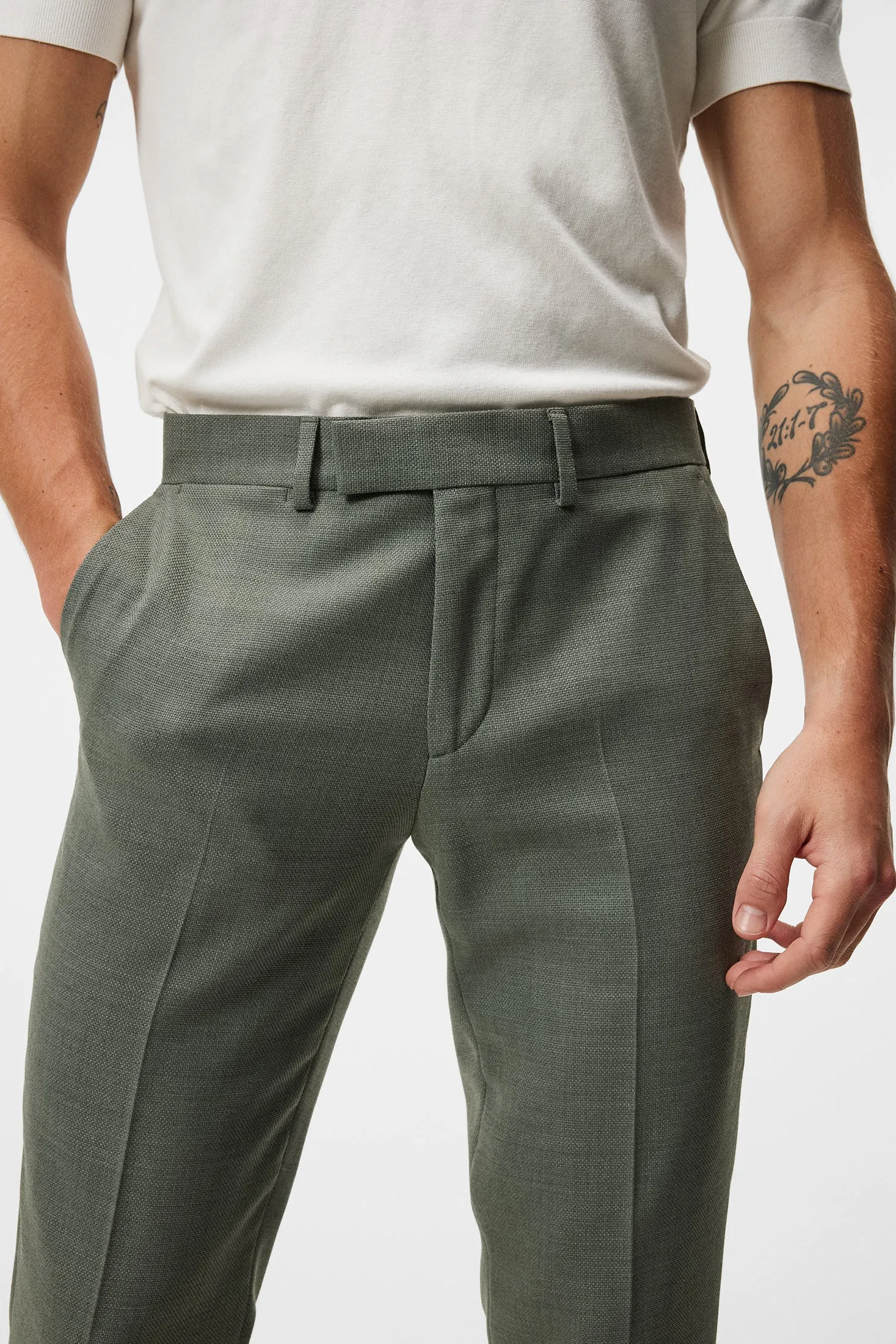 Grant Active Hopsack Pants / Aloe