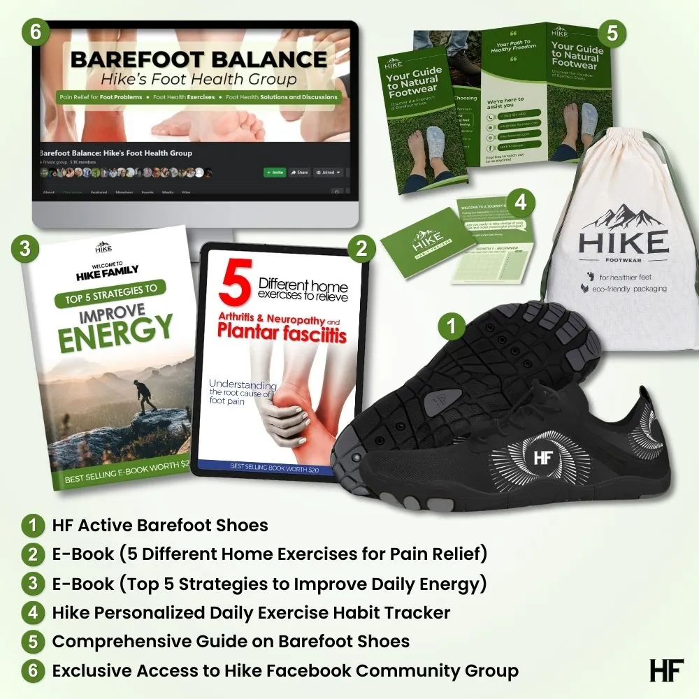 HF Active - Active Lifestyle & Pain Relief Barefoot Shoes (Unisex) (BOGO)