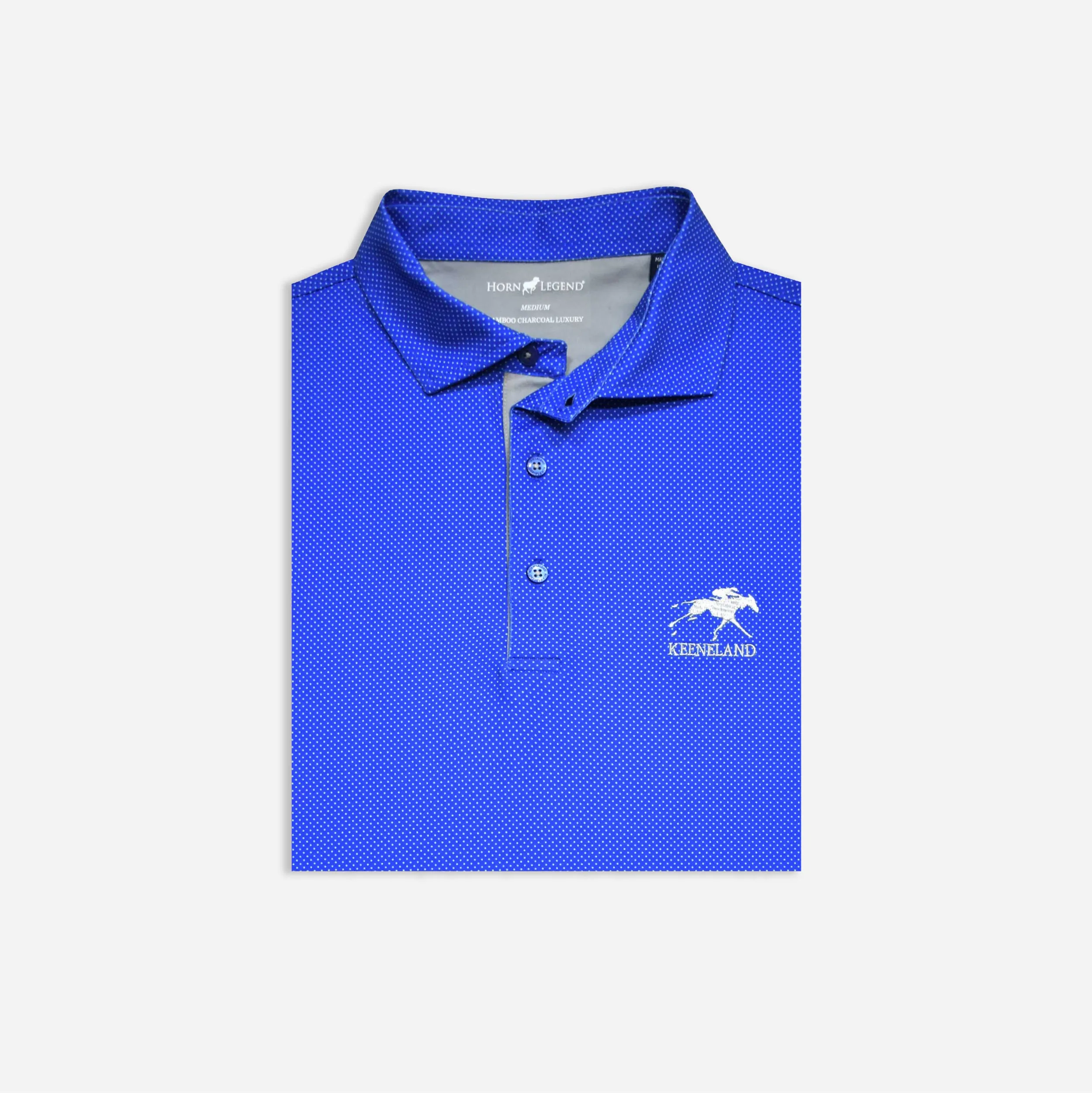 Horn Legend Keeneland Men's UK Pindot Polo