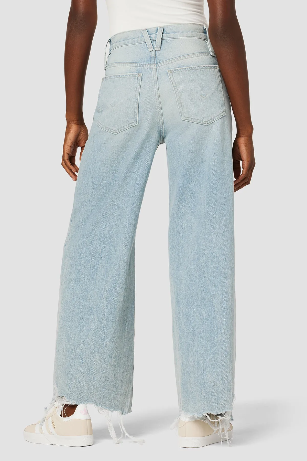 James High-Rise Wide Leg Barefoot Jean